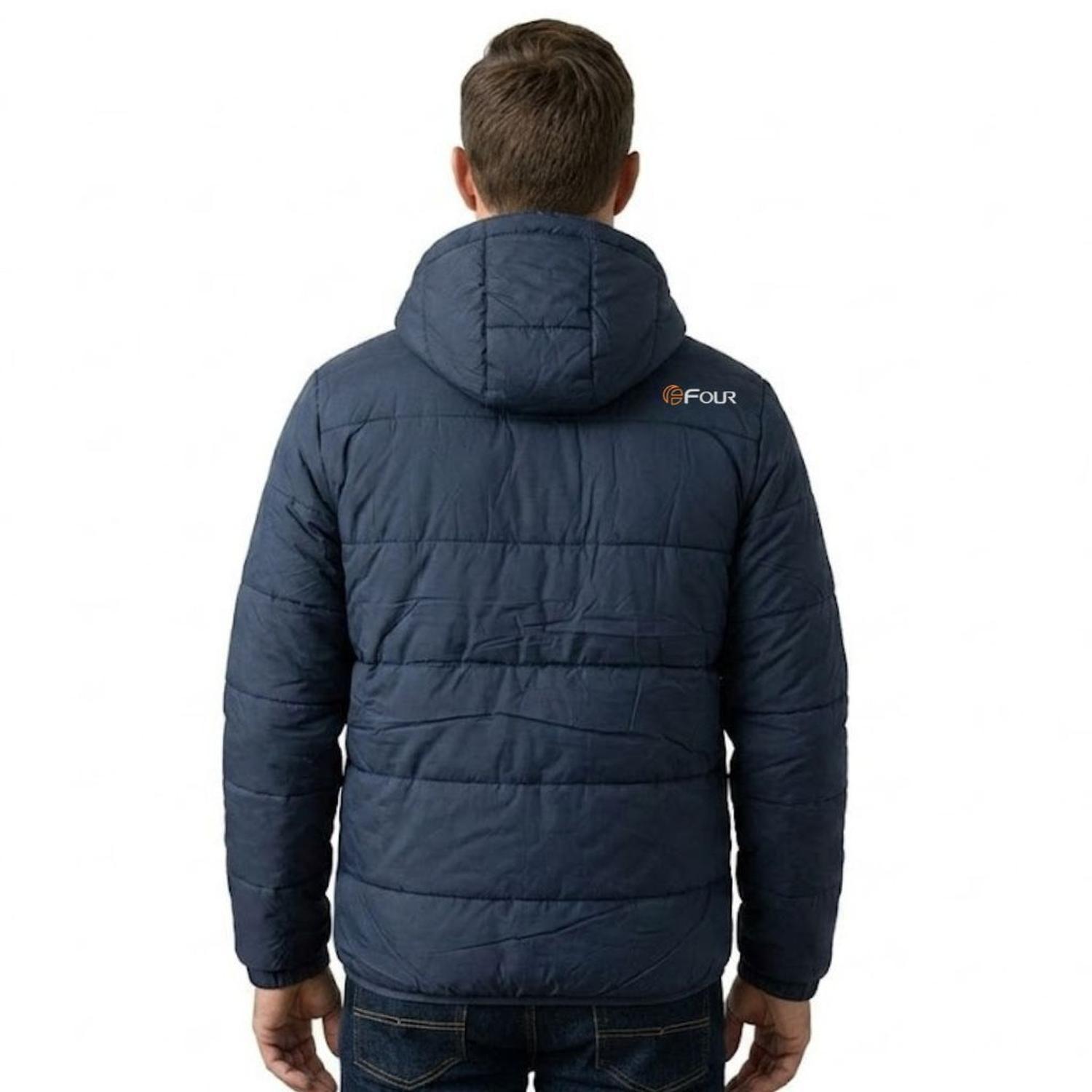 Parka Chaqueta Térmica Four Sport Azul Marino - Con Capucha-2