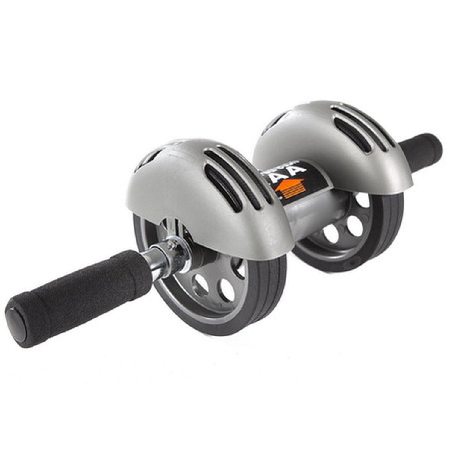 Rueda de Ejercicios Abdominales de 2 Ruedas con Protección-1