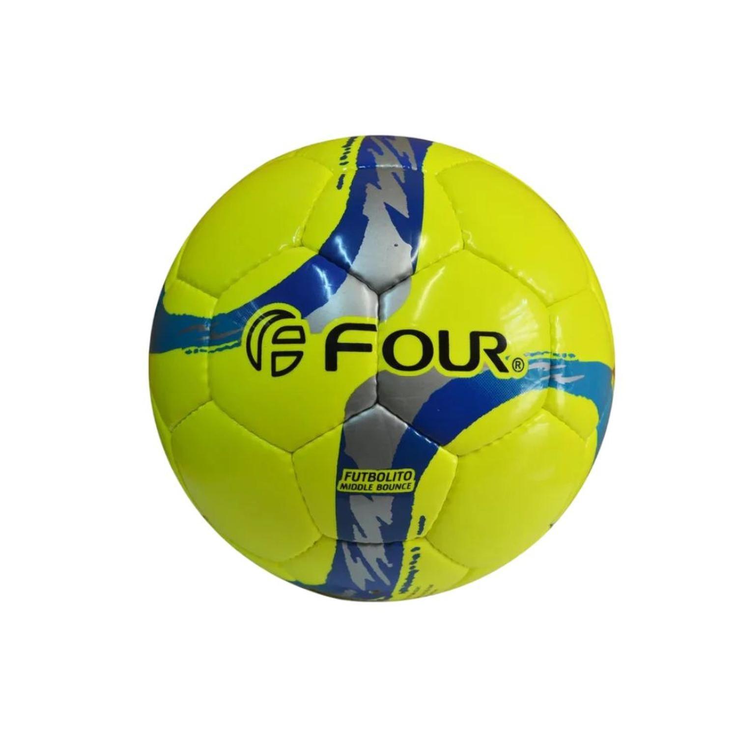 Balón de Futbolito Bote Medio N°4 Four XTREM Amarillo-2