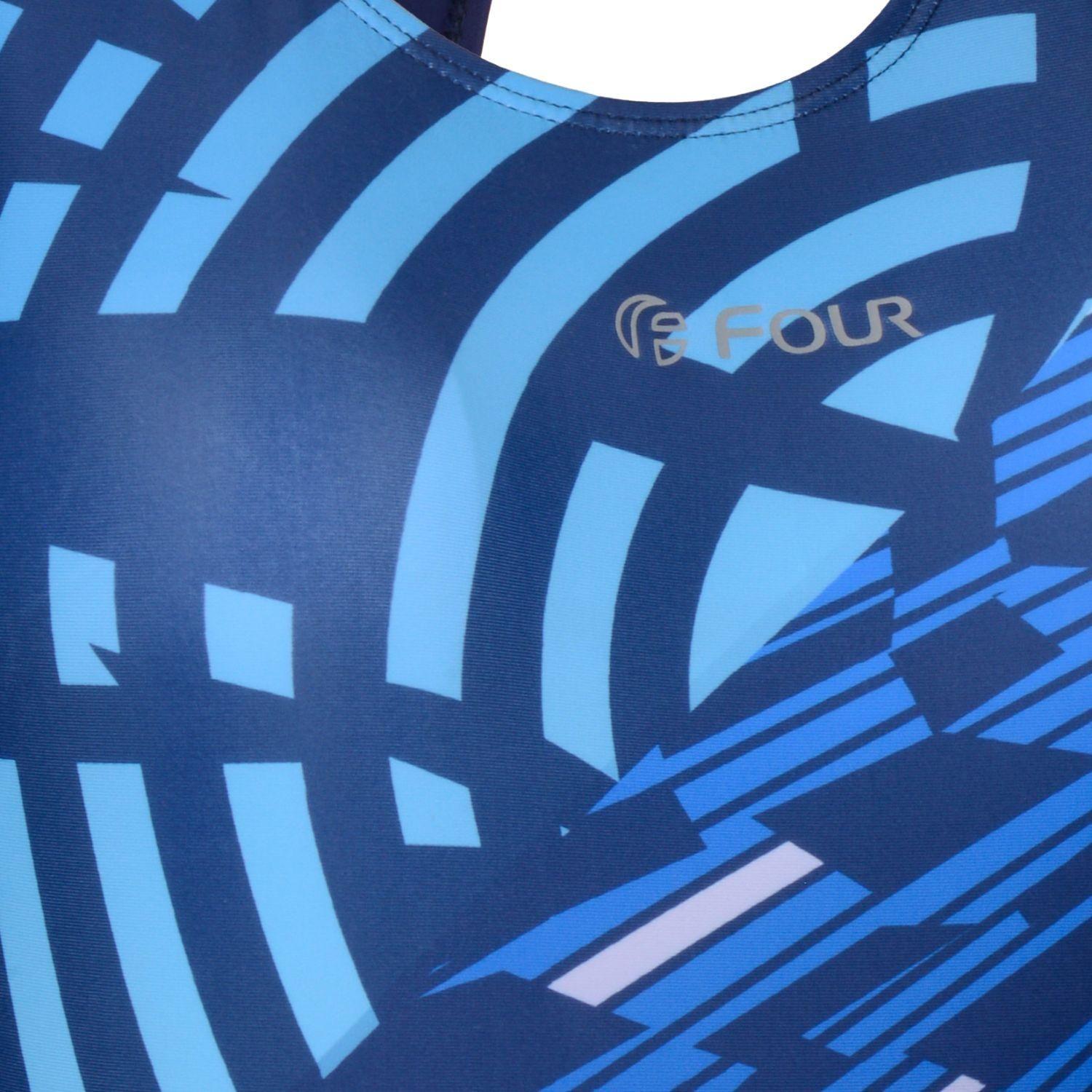 Traje de Baño Mujer Natación Azul - Four OceanFit-3