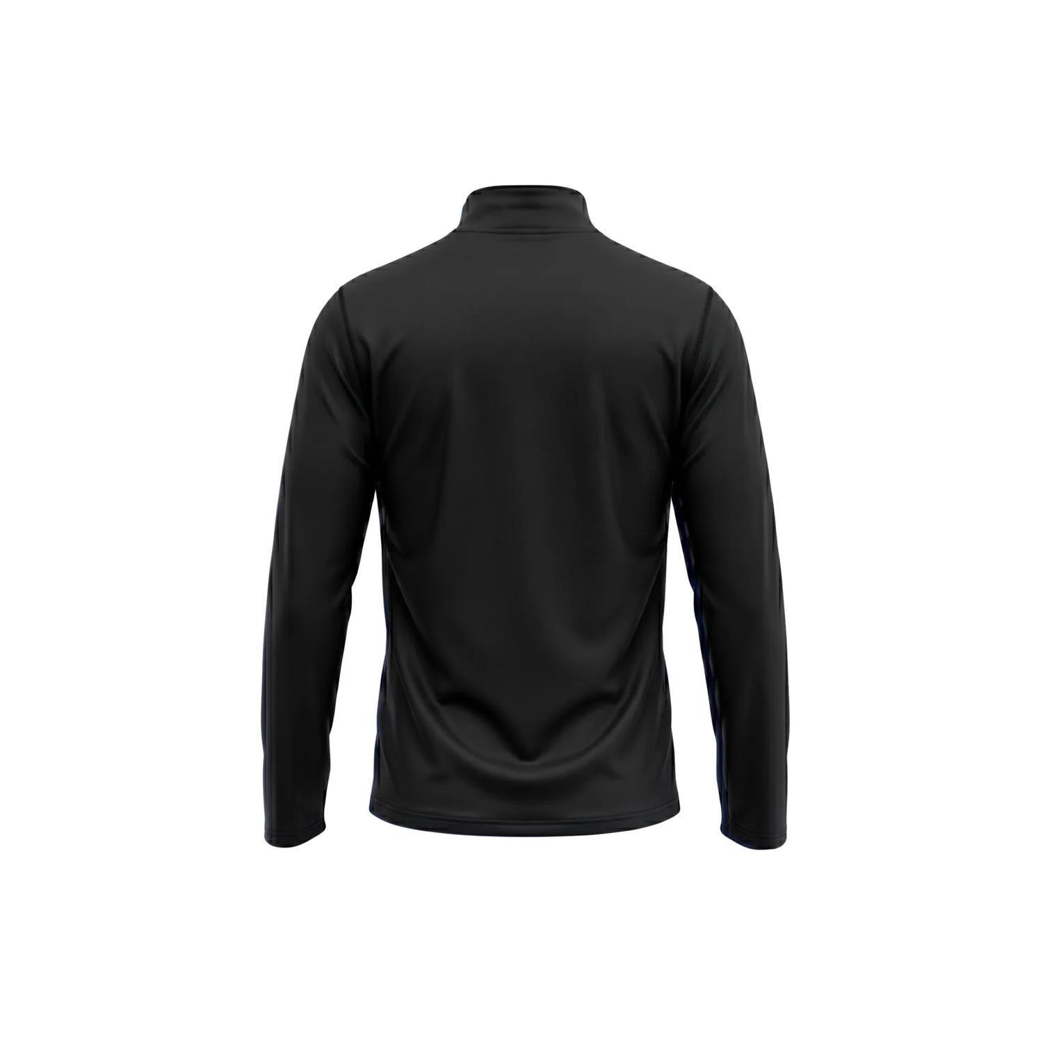 Polerón Deportivo Four Half Zip Negro Hombre-3