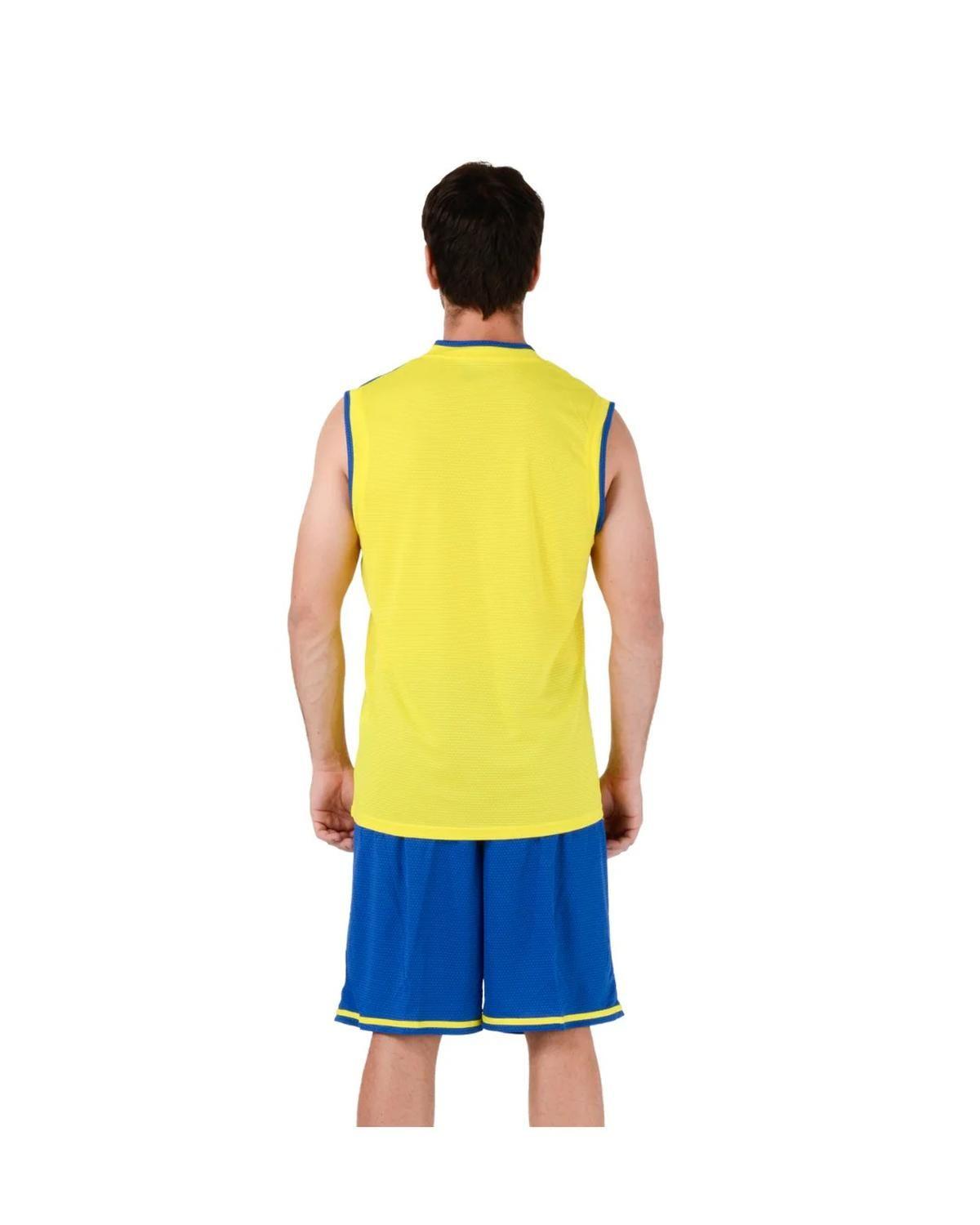 Conjunto de Básquetbol Four Houston Amarillo/Azul-3