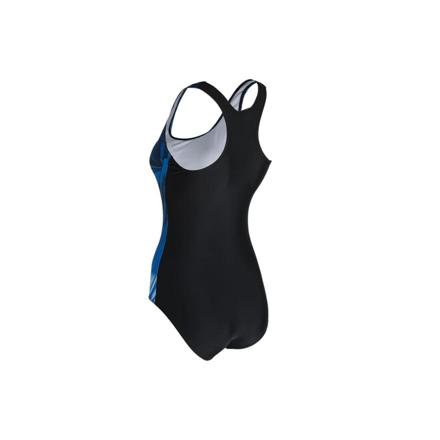 Traje de Baño Mujer Natación - Four Azul Negro - L-2