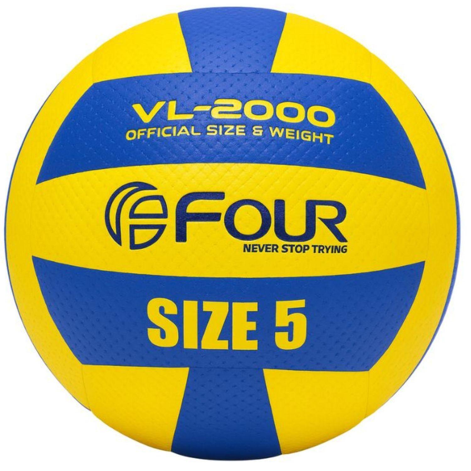 Balón de Voleibol N°5 Amarillo y Azul - Four Aerolite-2