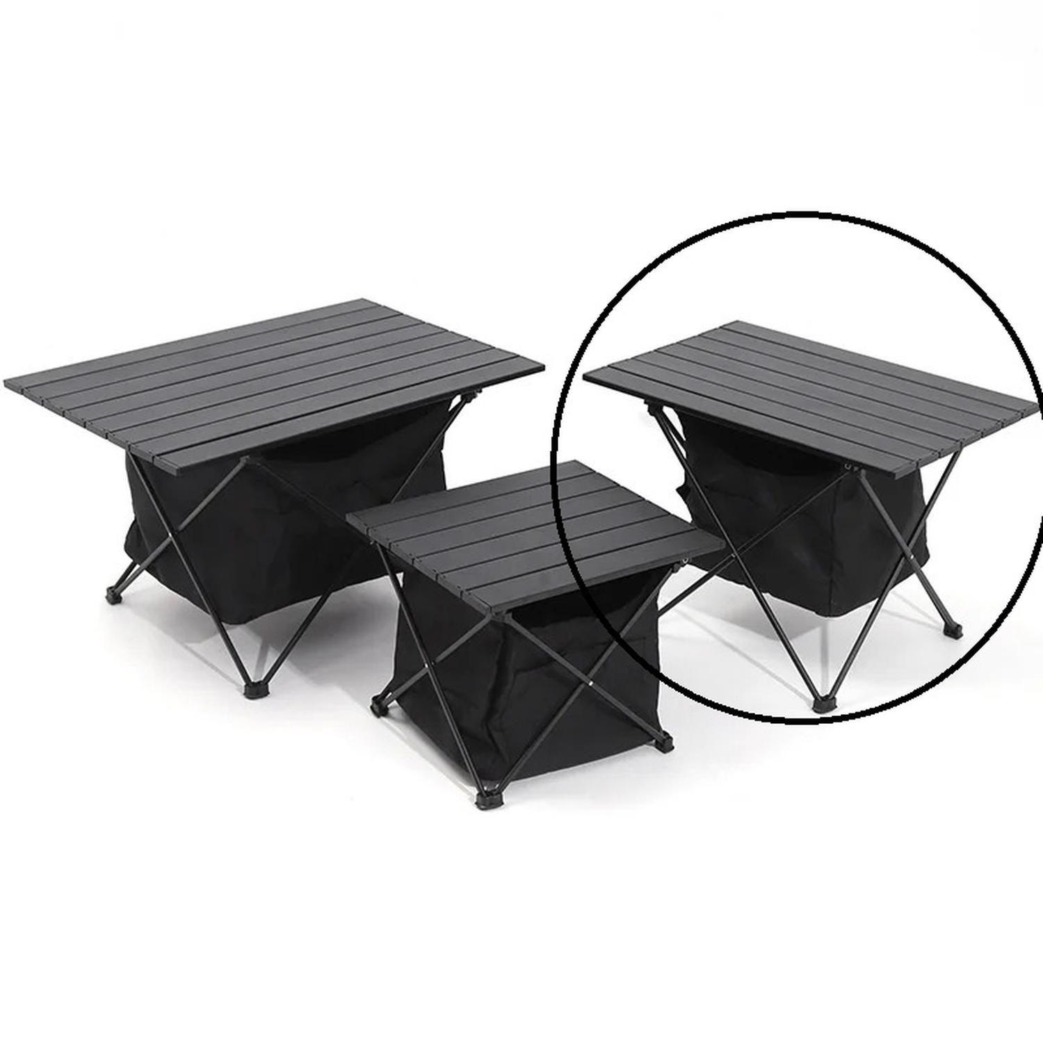 Mesa Plegable Camping Paseo Evento Bolso Portatil 40x56x40cm-7