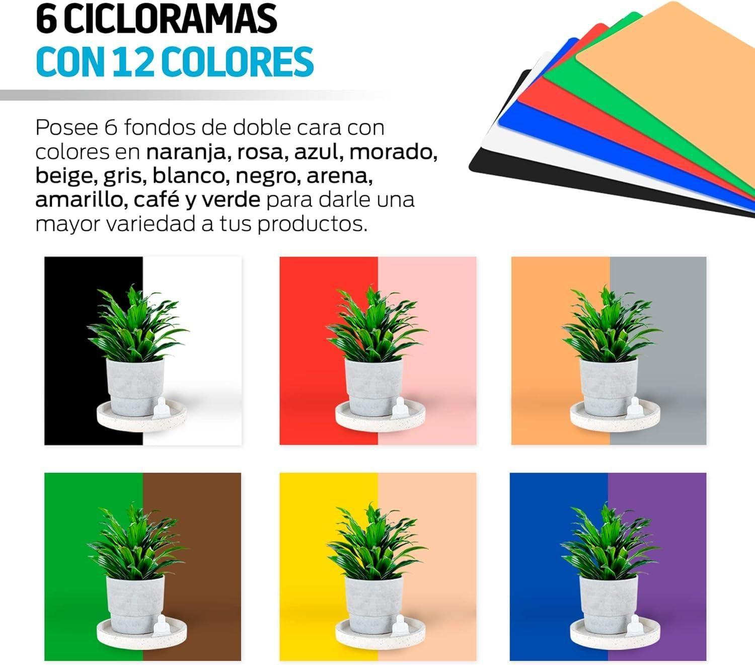 Mini Estudio Fotográfica 30x30 Caja Luz Fotografía Luces Led-4