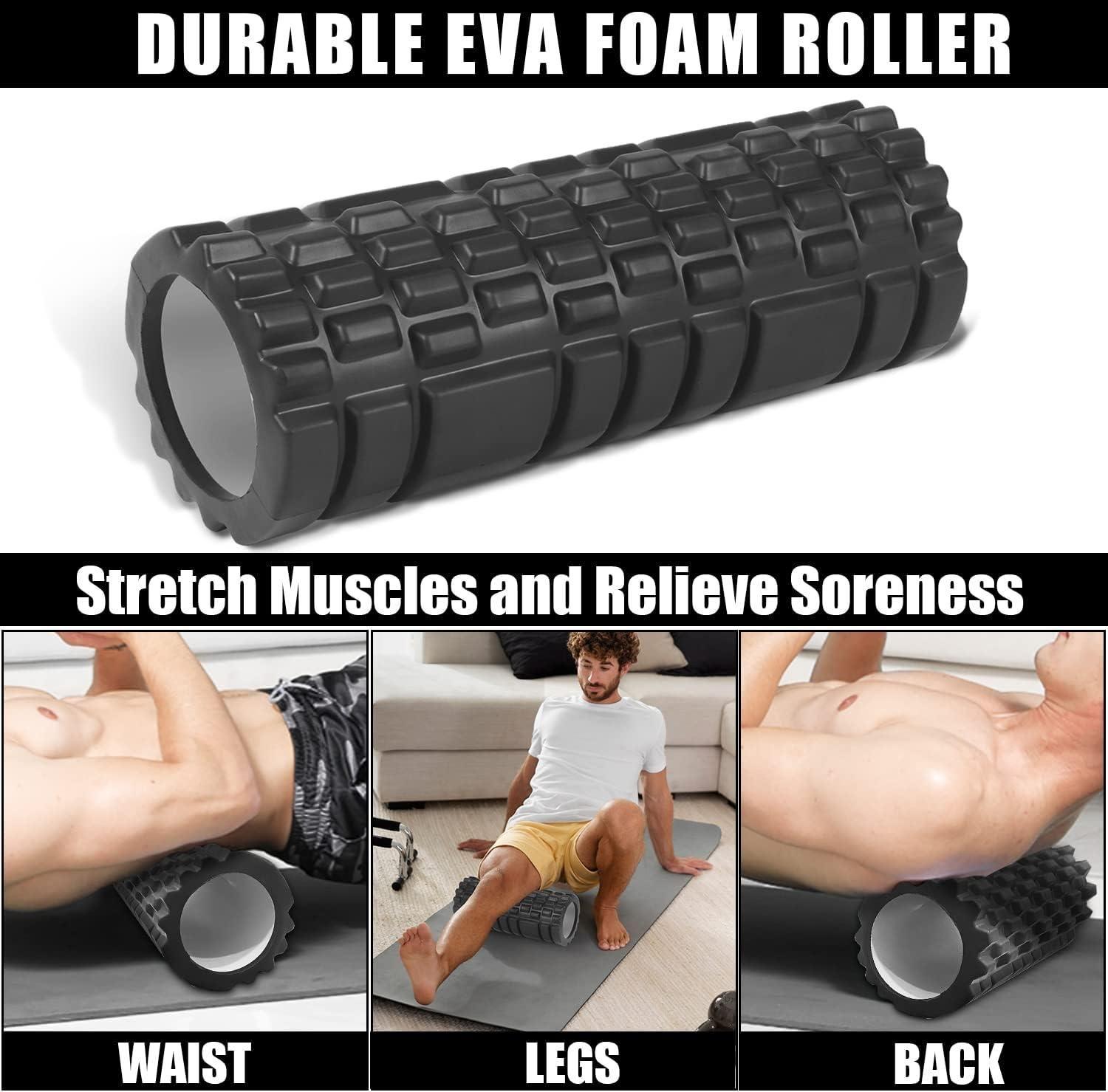 Rodillo Y Set Completo Elongacion Masaje Foam Roller-2