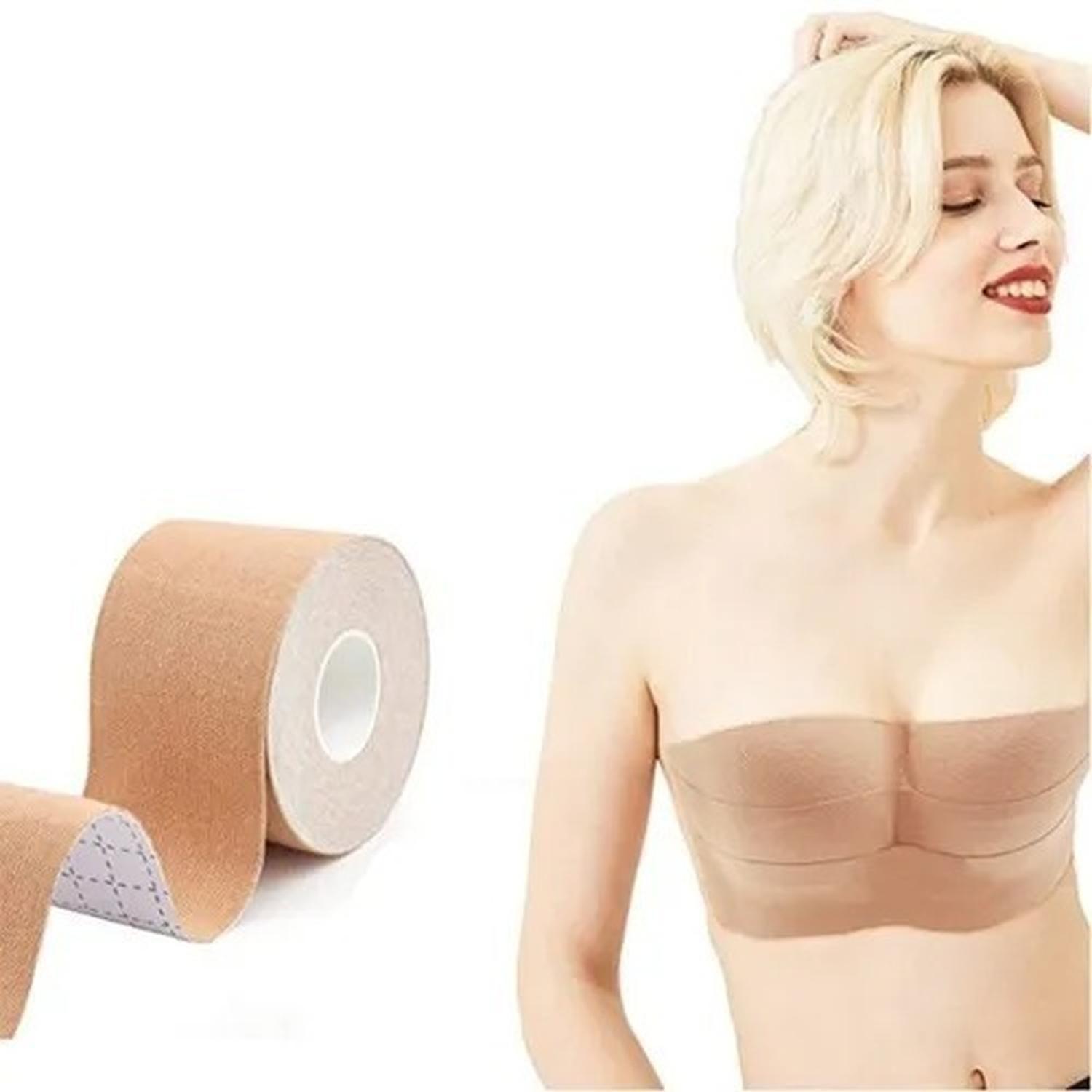 Cinta Modeladora Sostén Y Levanta Senos cafe-5