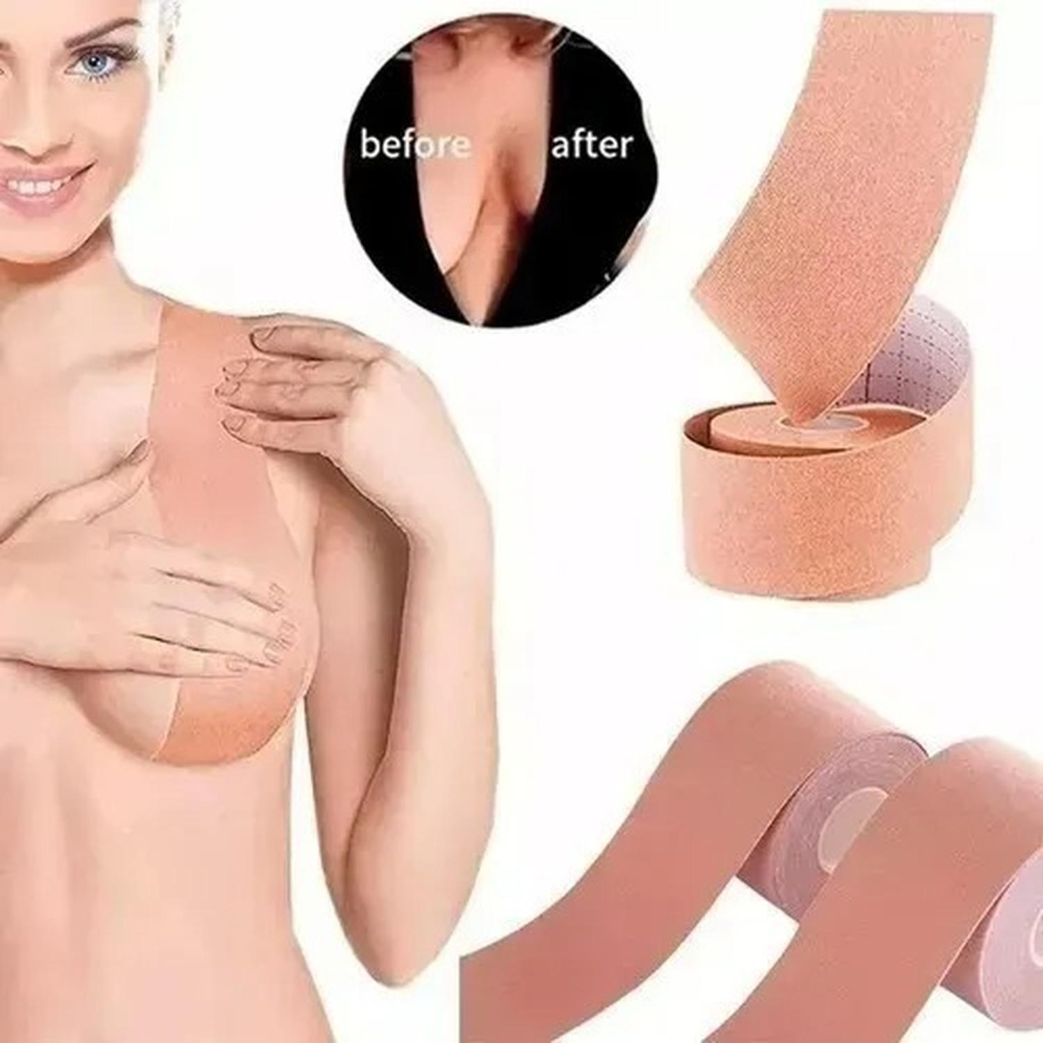 Cinta Modeladora Sostén Y Levanta Senos cafe-1