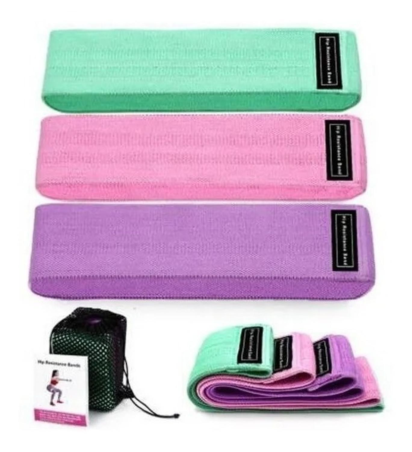 Set 3 Bandas Elásticas Resistencia Ejercicio Entrenamiento-1