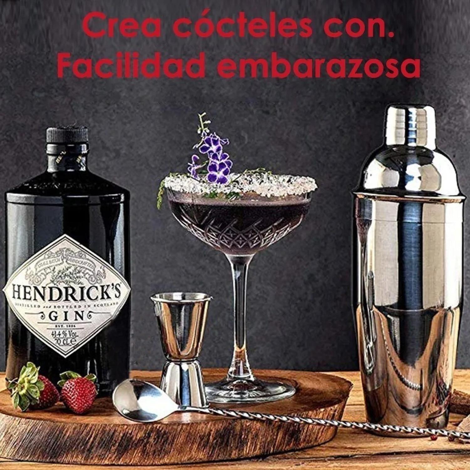 Juego De Coctelera Inoxidable Profesional Para Bar 3 Piezas-3