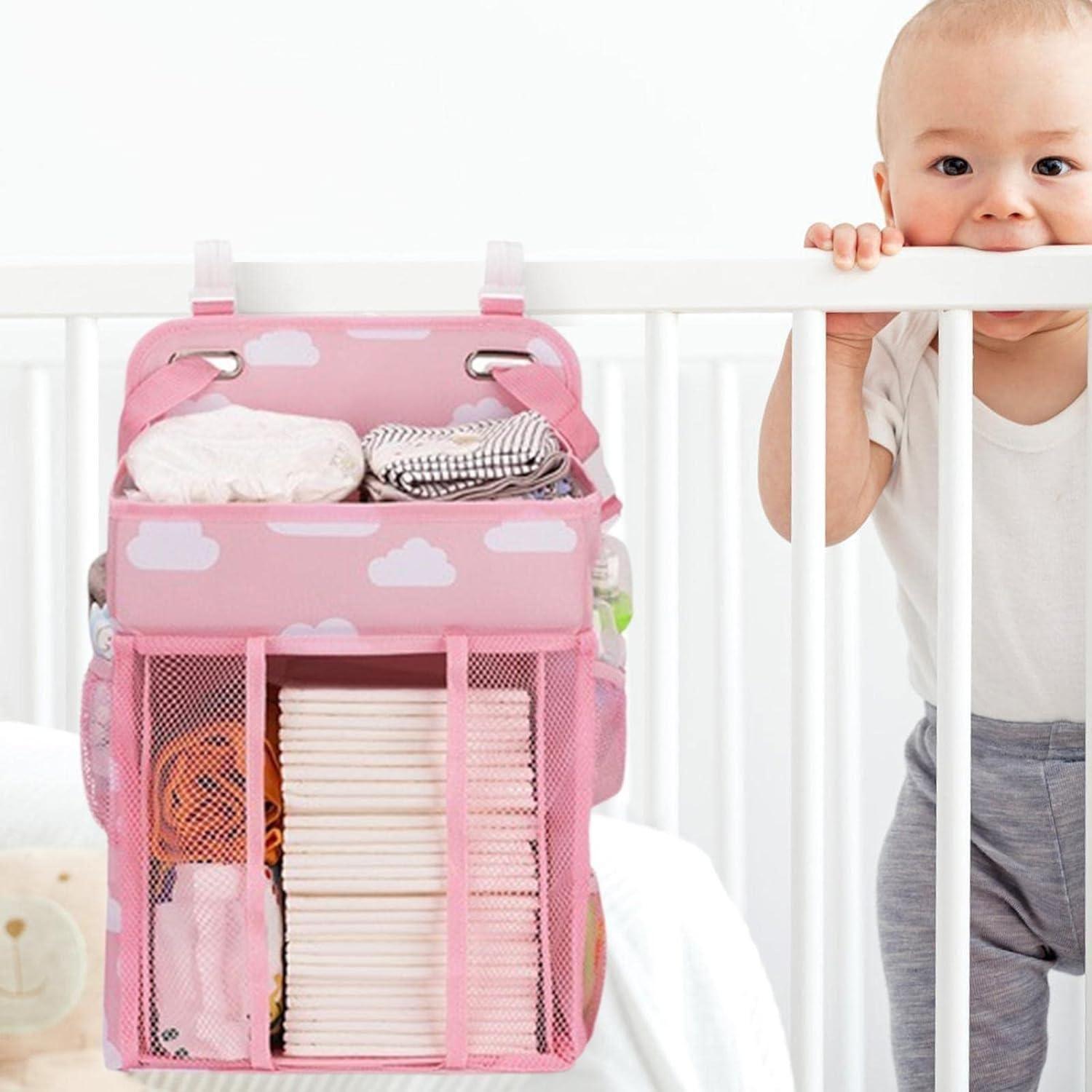 Organizador Cambiador Pañales Para Cuna Carrito De Pañal-1