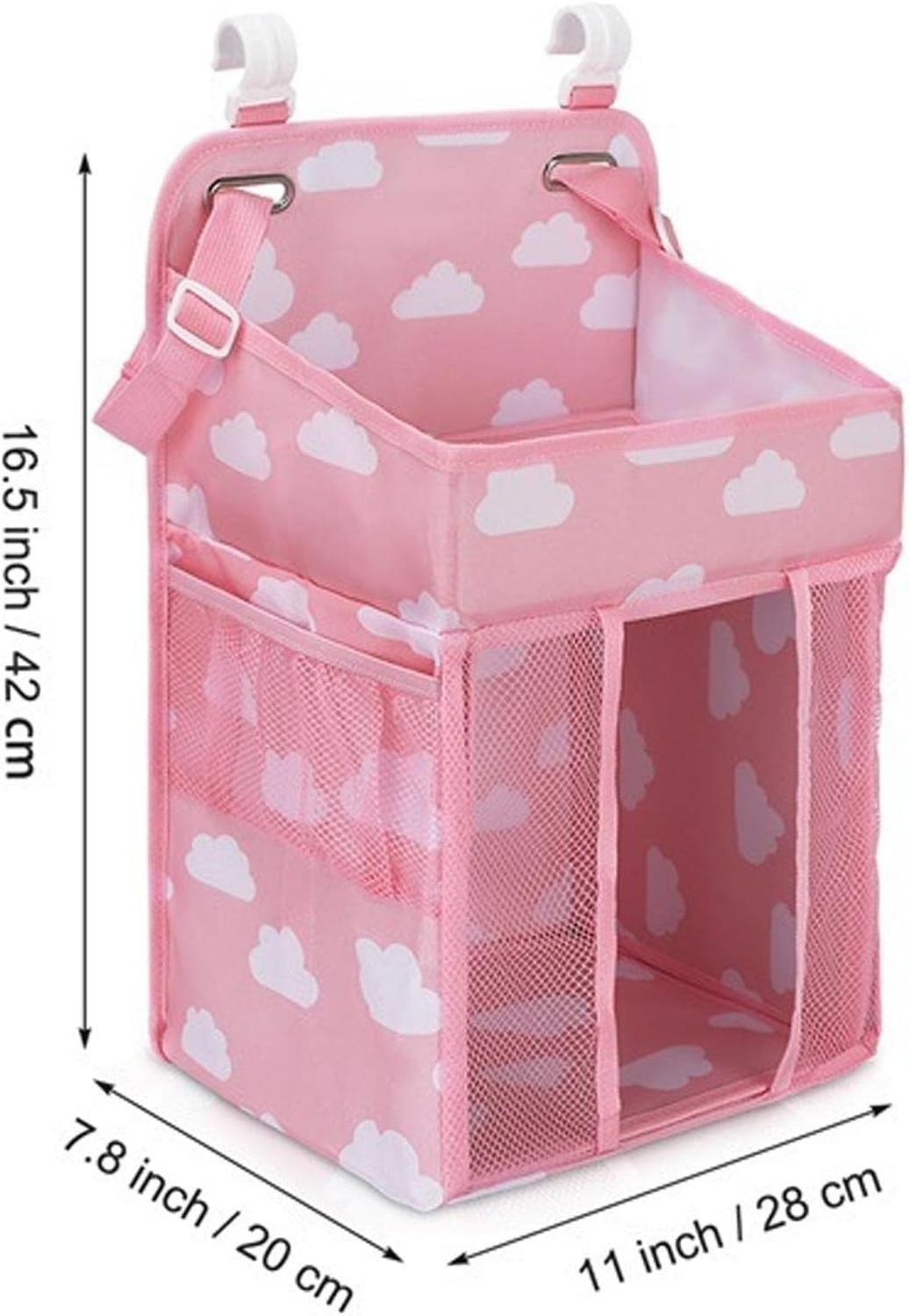 Organizador Cambiador Pañales Para Cuna Carrito De Pañal-5