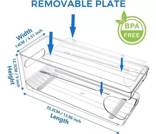 Organizador De Latas Bebidas Refrigerador Despensa Alimentos-1
