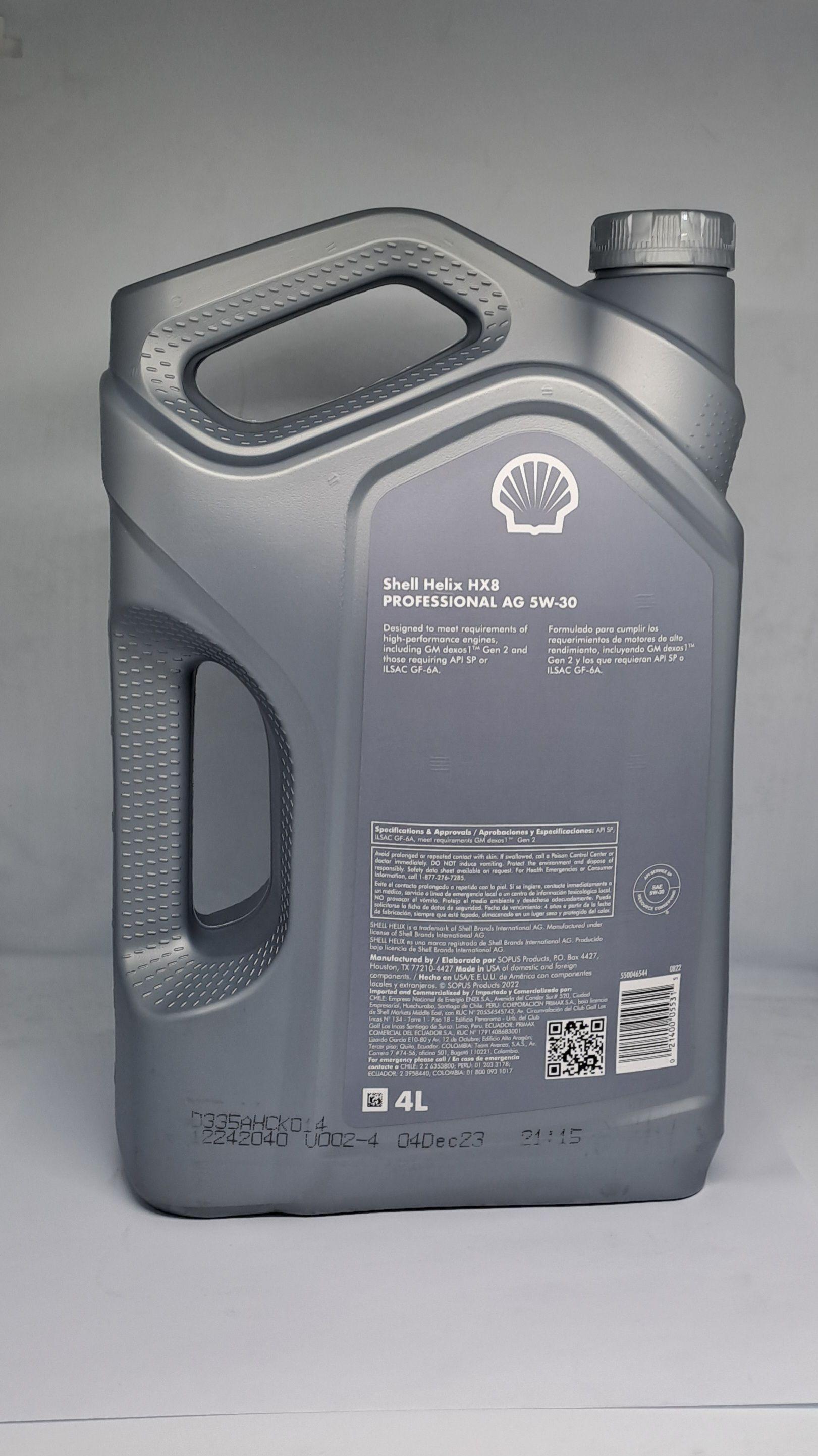 SHELL HELIX HX8 PROFESIONAL 5W-30 -1