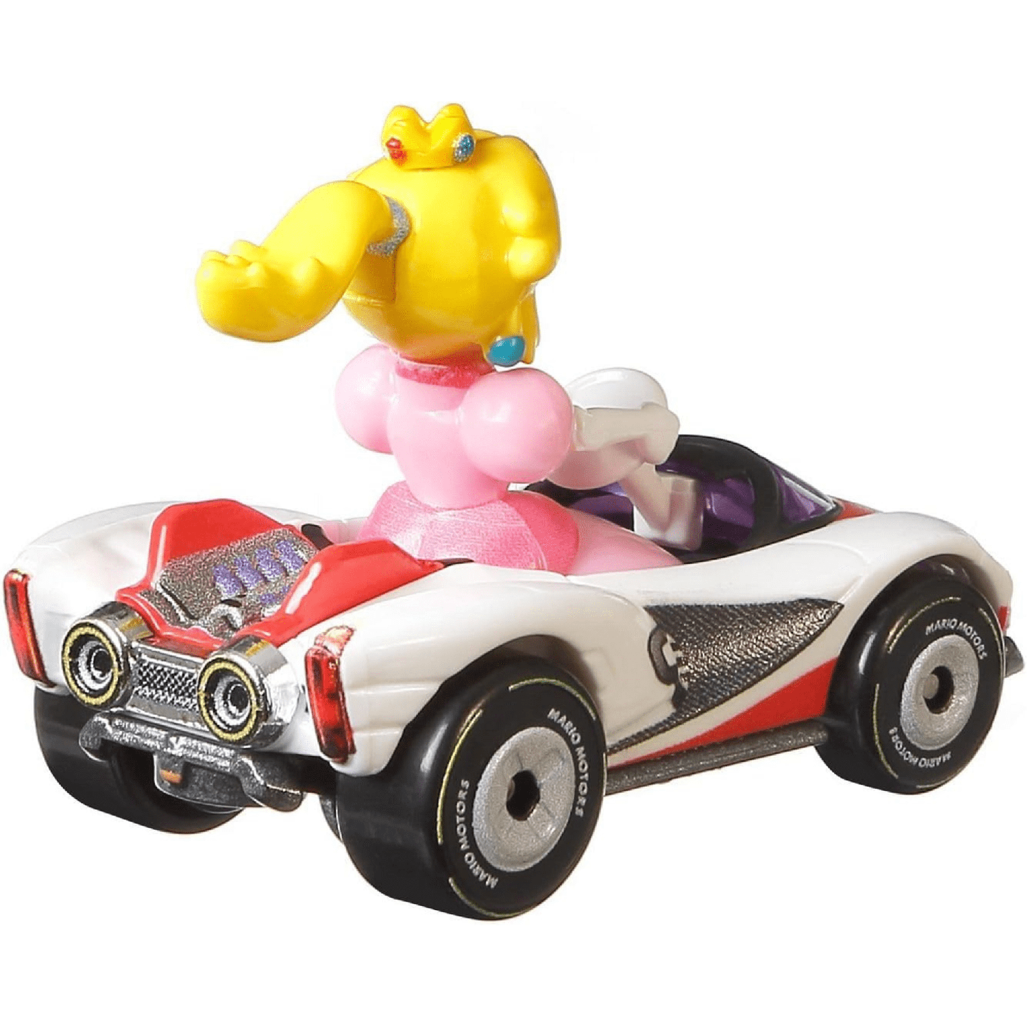 Hot Wheels Vehículo Mario Kart - Princesa Peach-3