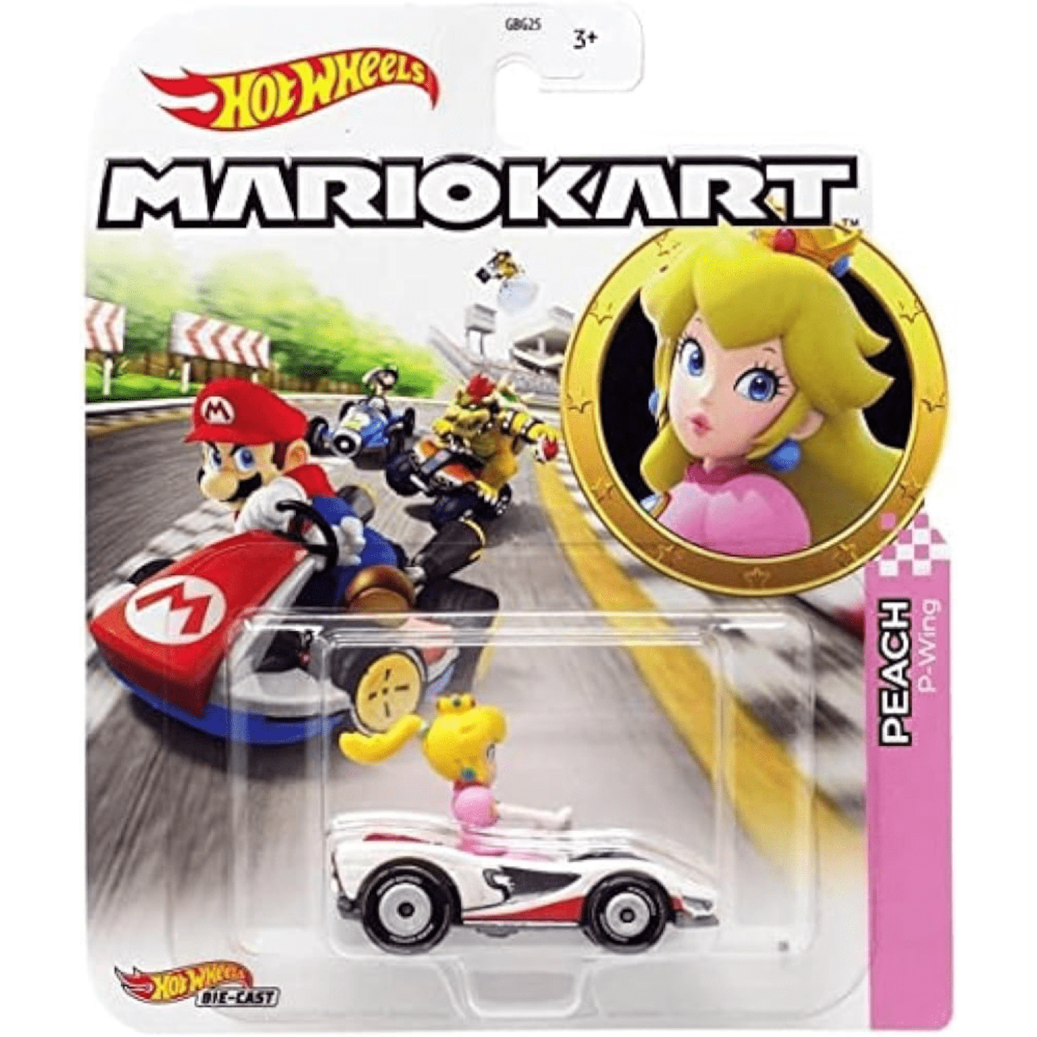Hot Wheels Vehículo Mario Kart - Princesa Peach-4
