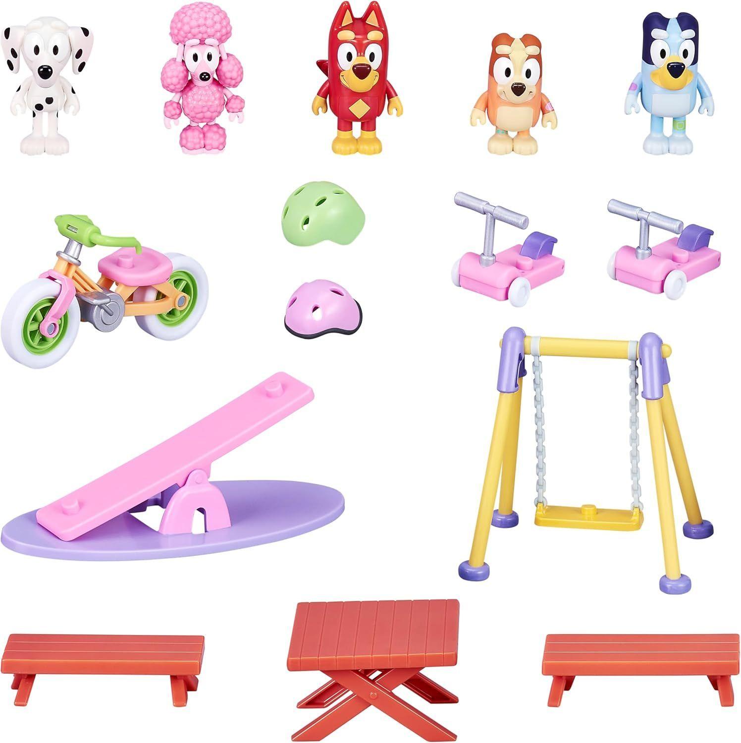 BLUEY SET DE FIGURAS PATIO DE JUEGOS DELUXE-2