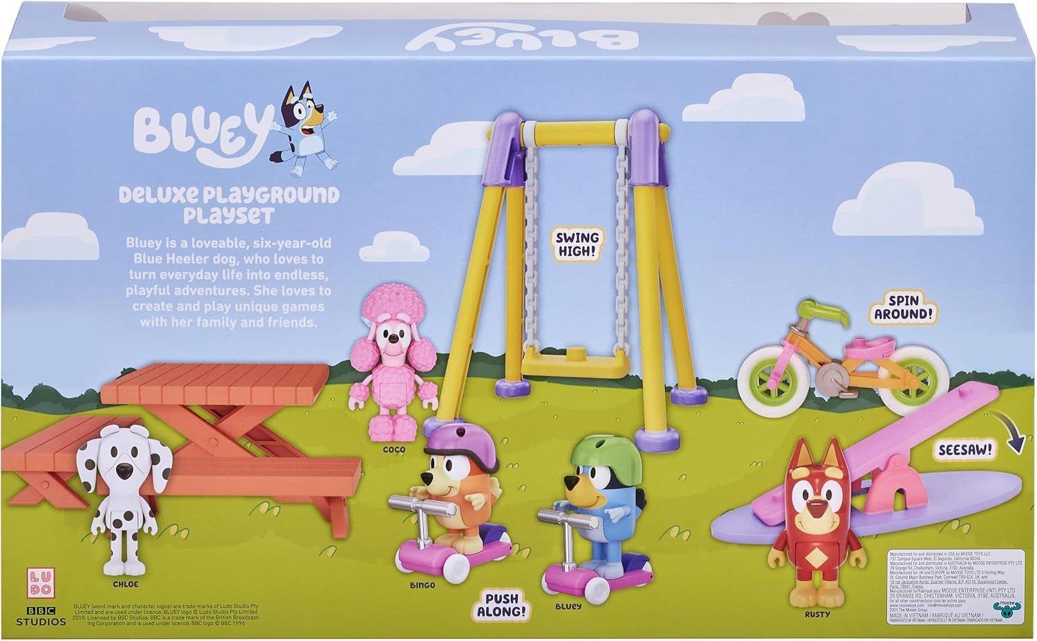 BLUEY SET DE FIGURAS PATIO DE JUEGOS DELUXE-6
