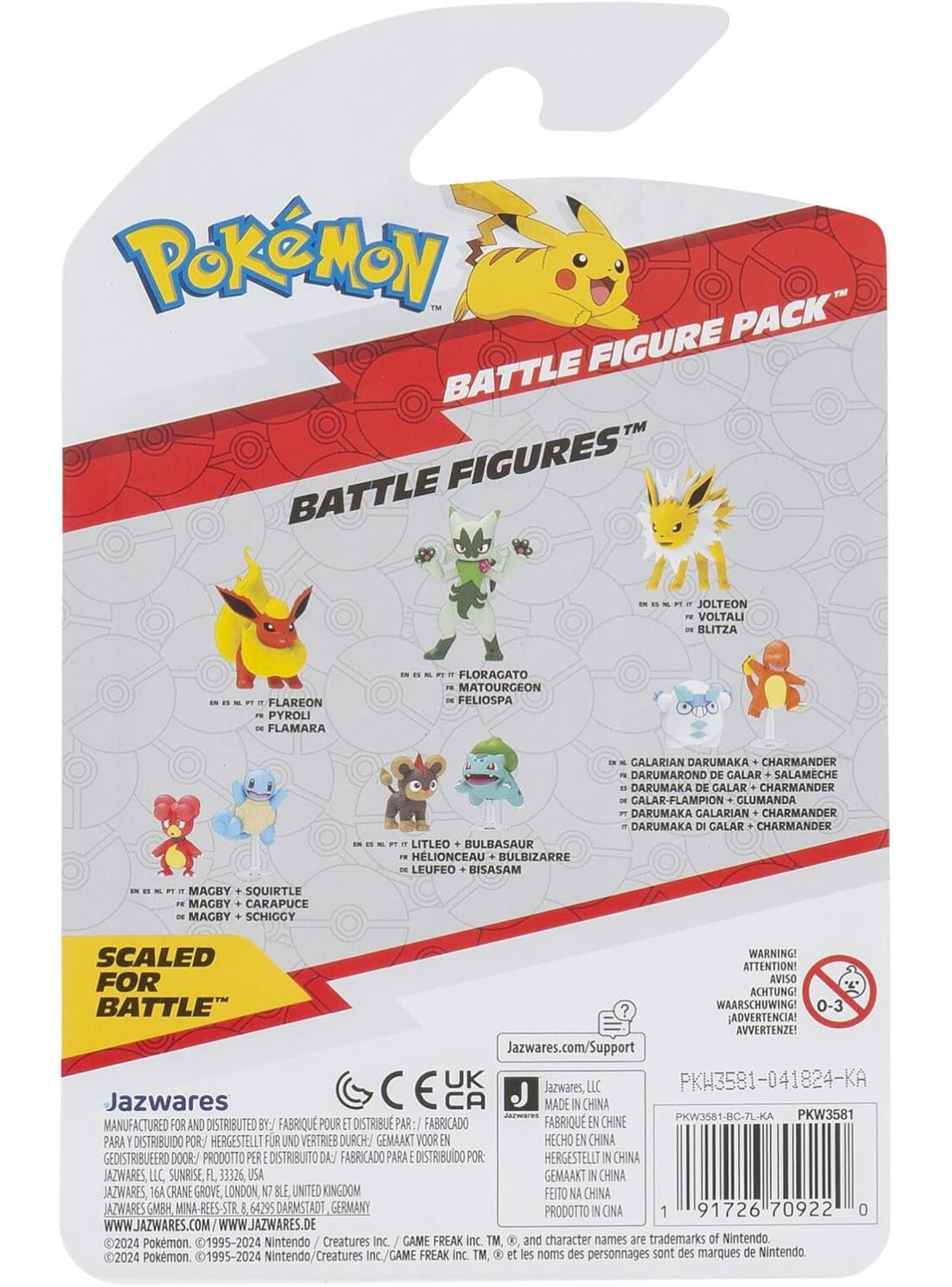 Pokemon Pack De 2 Figuras De Batalla Magby Y Squirtle -4