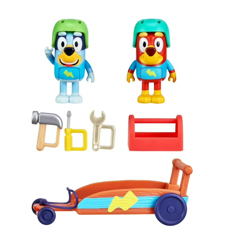 BLUEY RUSTY Y BLUEY EN GO KART -3