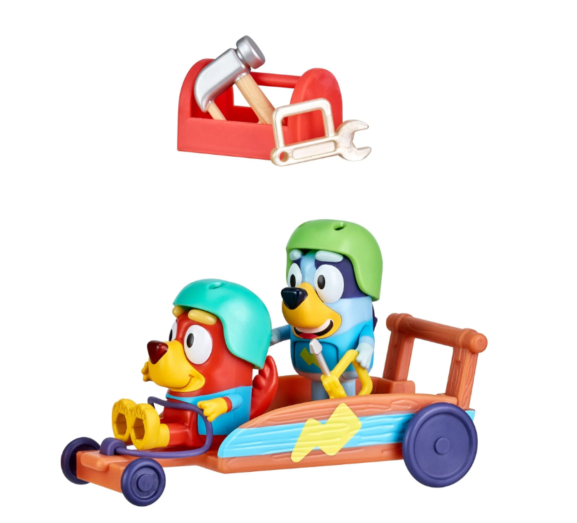 BLUEY RUSTY Y BLUEY EN GO KART -4