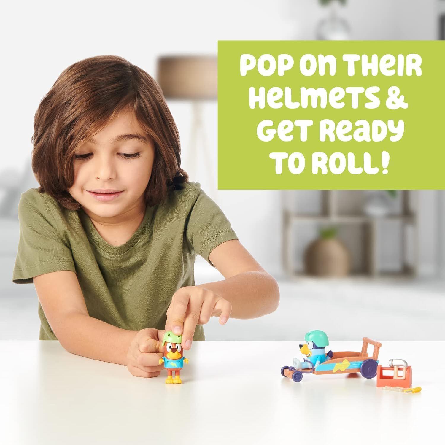 BLUEY RUSTY Y BLUEY EN GO KART -5