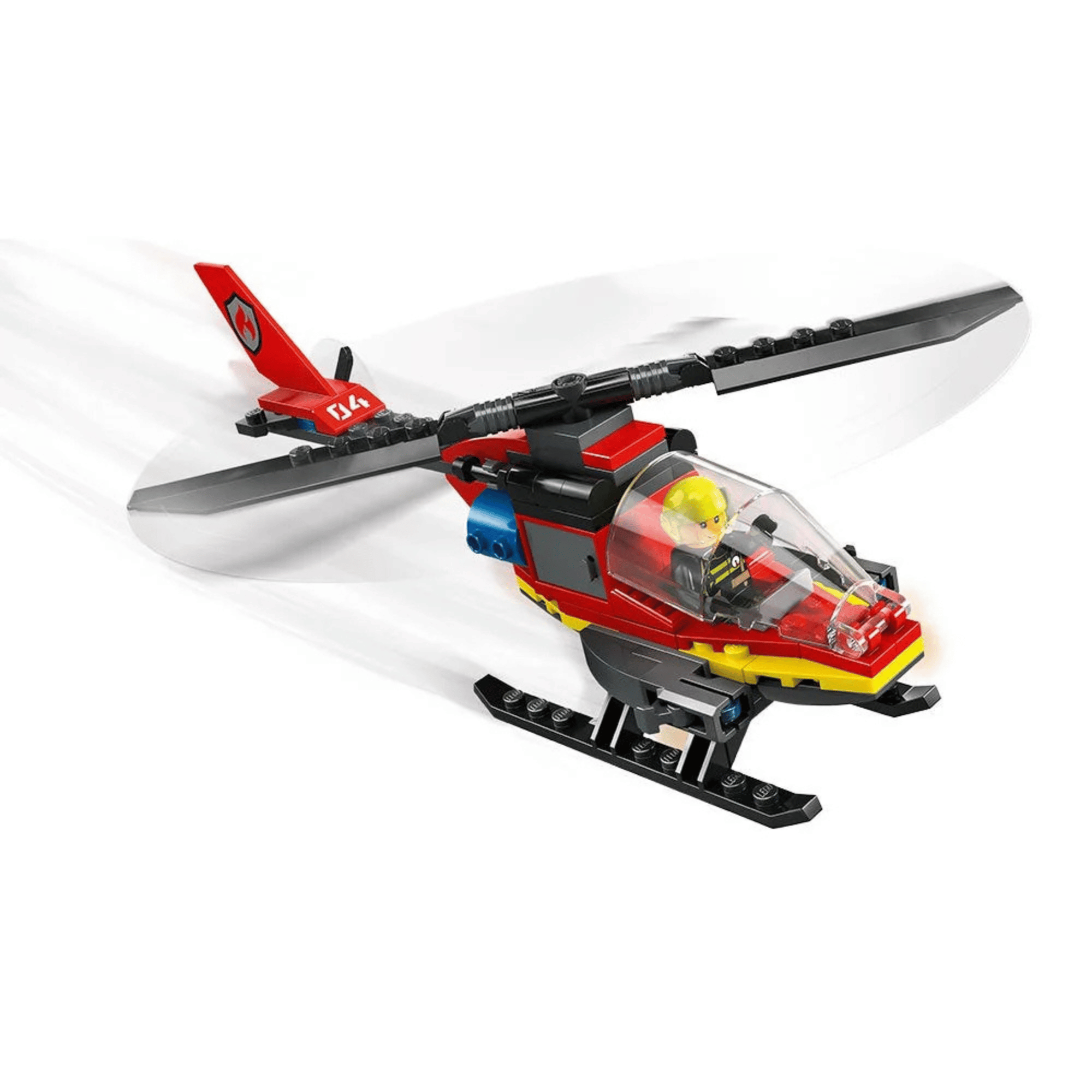 Lego City Helicoptero De Rescate De Bomberos-3