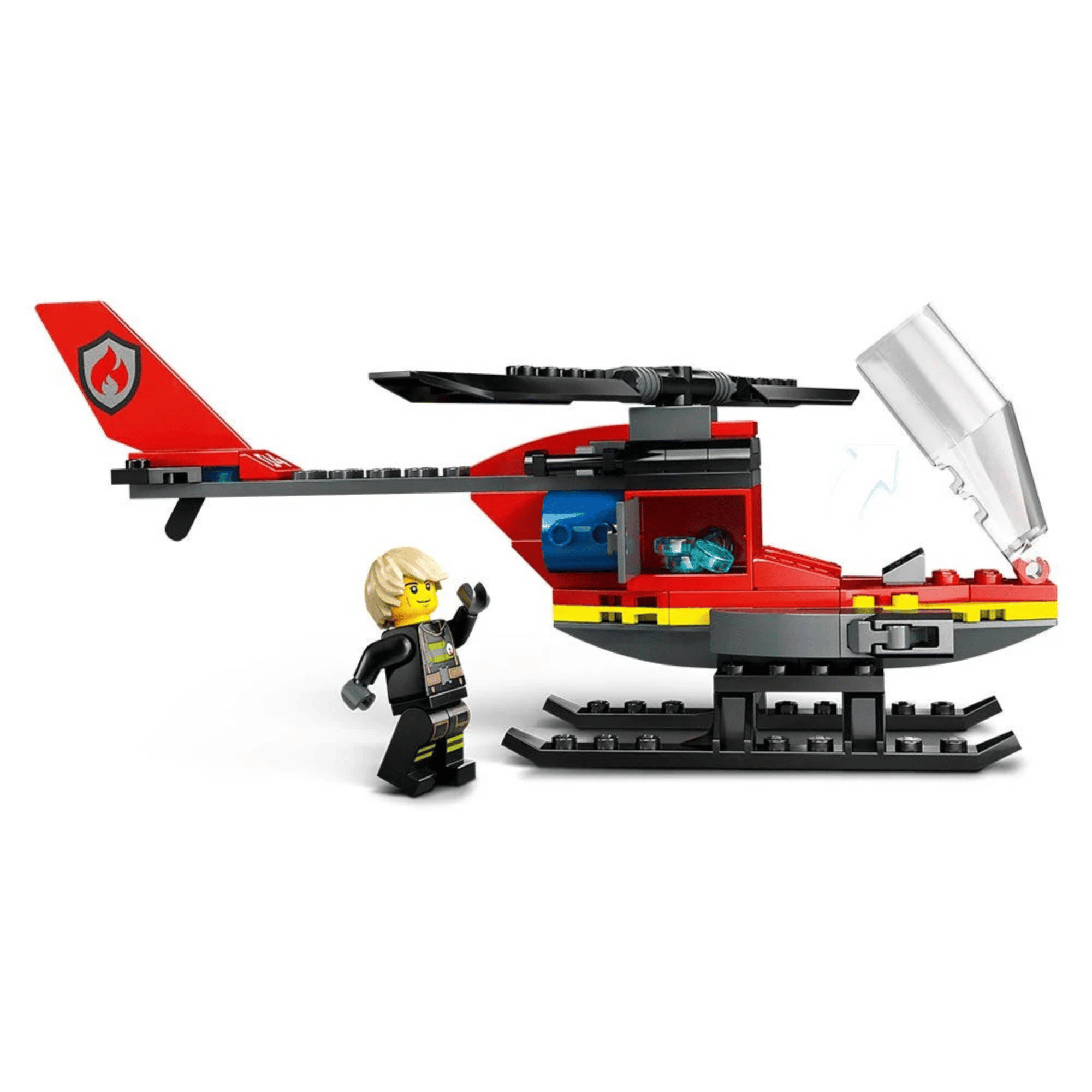 Lego City Helicoptero De Rescate De Bomberos-4