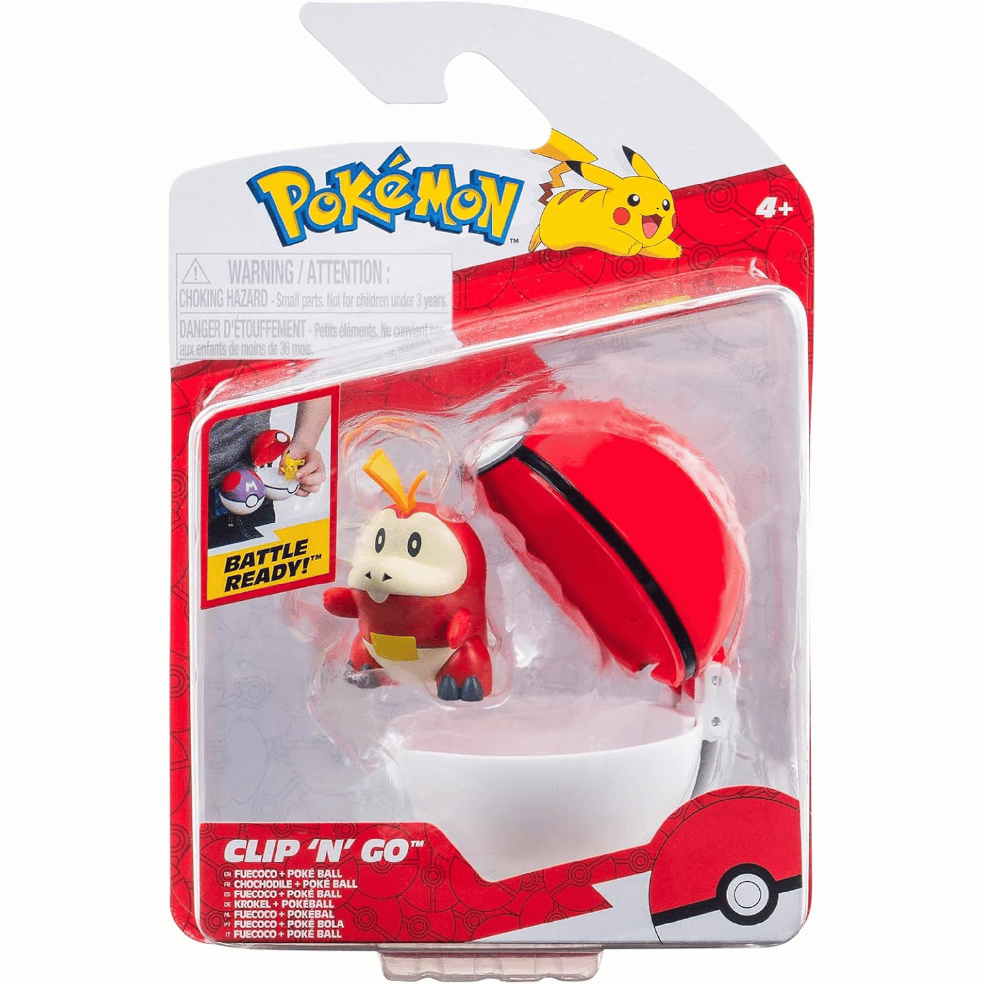 Pokemon Clip 'N' Go Figura 5 Cm Fuecoco-0