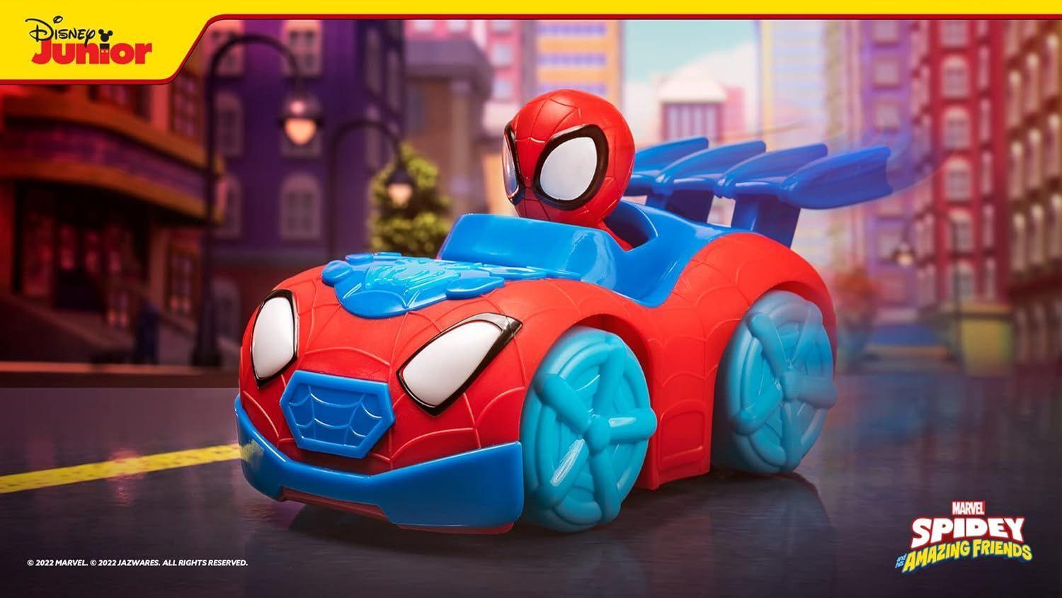 SPIDEY VEHICULO FLASH AND DASH CON LUZ Y SONIDO-2