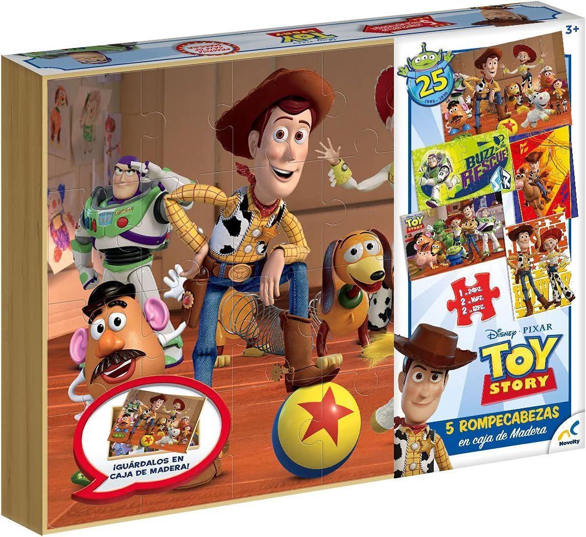 ROMPECABEZAS TOY STORY 5 EN 1 CAJA MADERA -4
