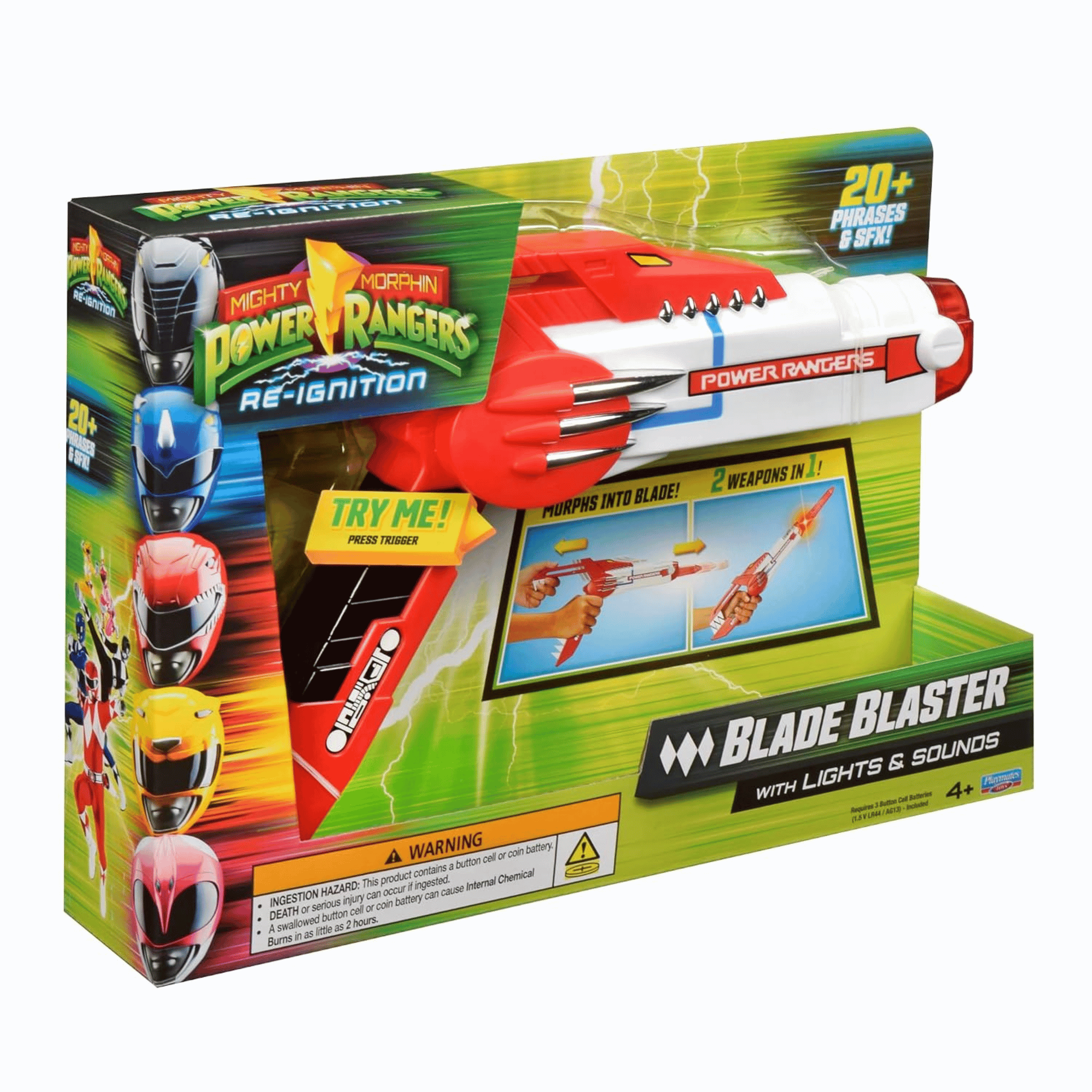 Power Rangers Blade Blaster Con Luz Y Sonido-4
