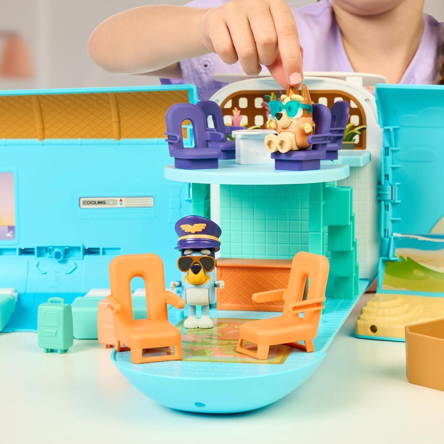 BLUEY AVION 3 EN 1 CON FIGURAS  ACCESORIOS Y SONIDOS-2