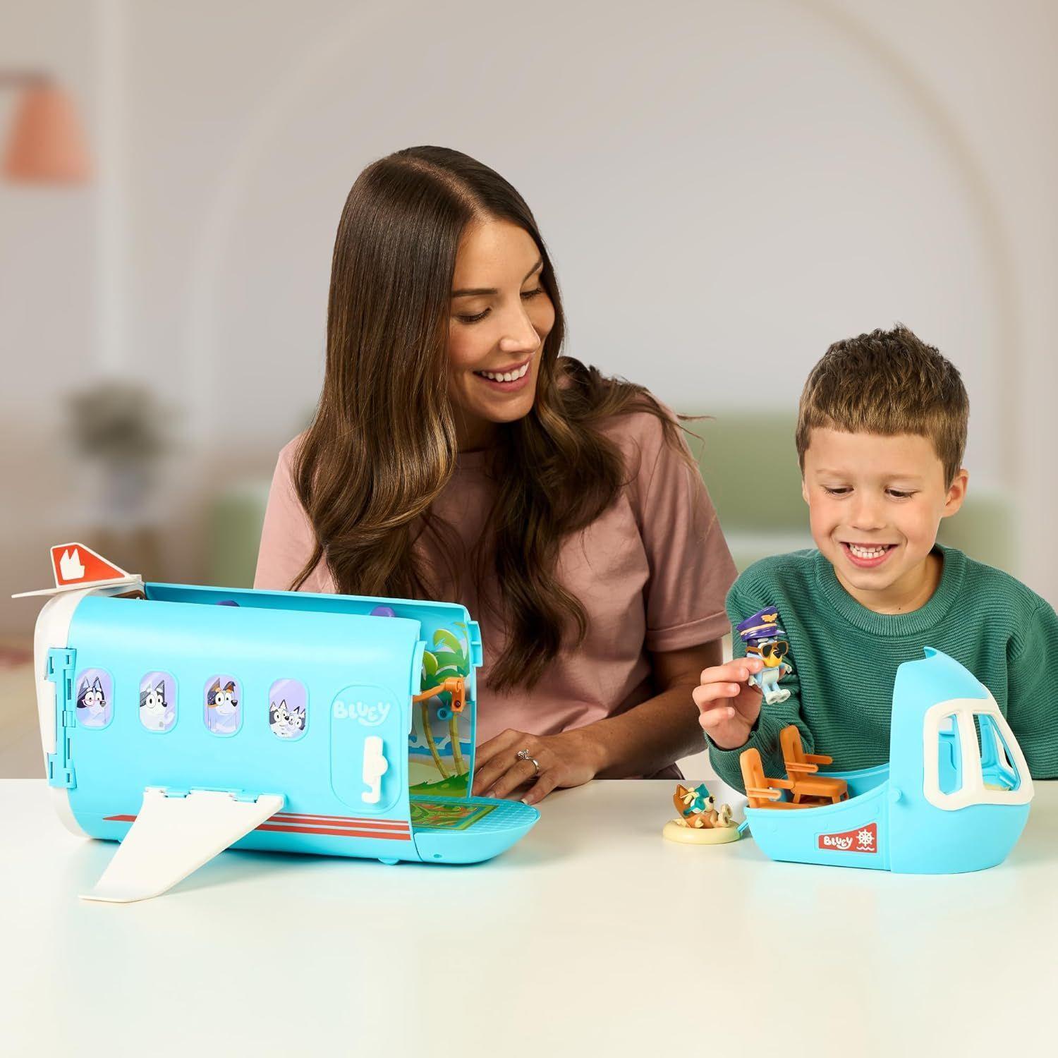 BLUEY AVION 3 EN 1 CON FIGURAS  ACCESORIOS Y SONIDOS-3