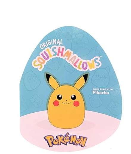 PELUCHE POKEMON SQUISHMALLOWS PIKACHU 35 CMS-6