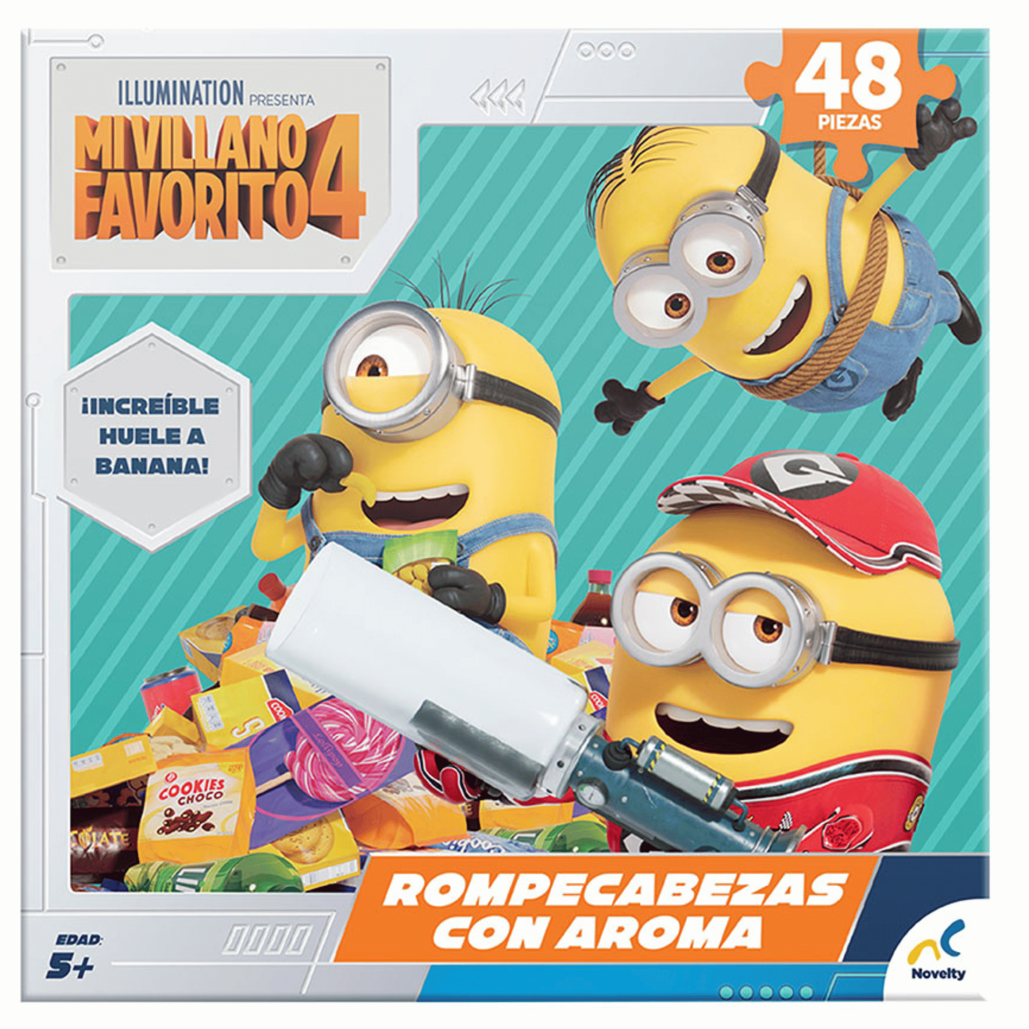 Rompecabezas Con Aroma Mi Villano Favorito 4 De 48 Piezas-2