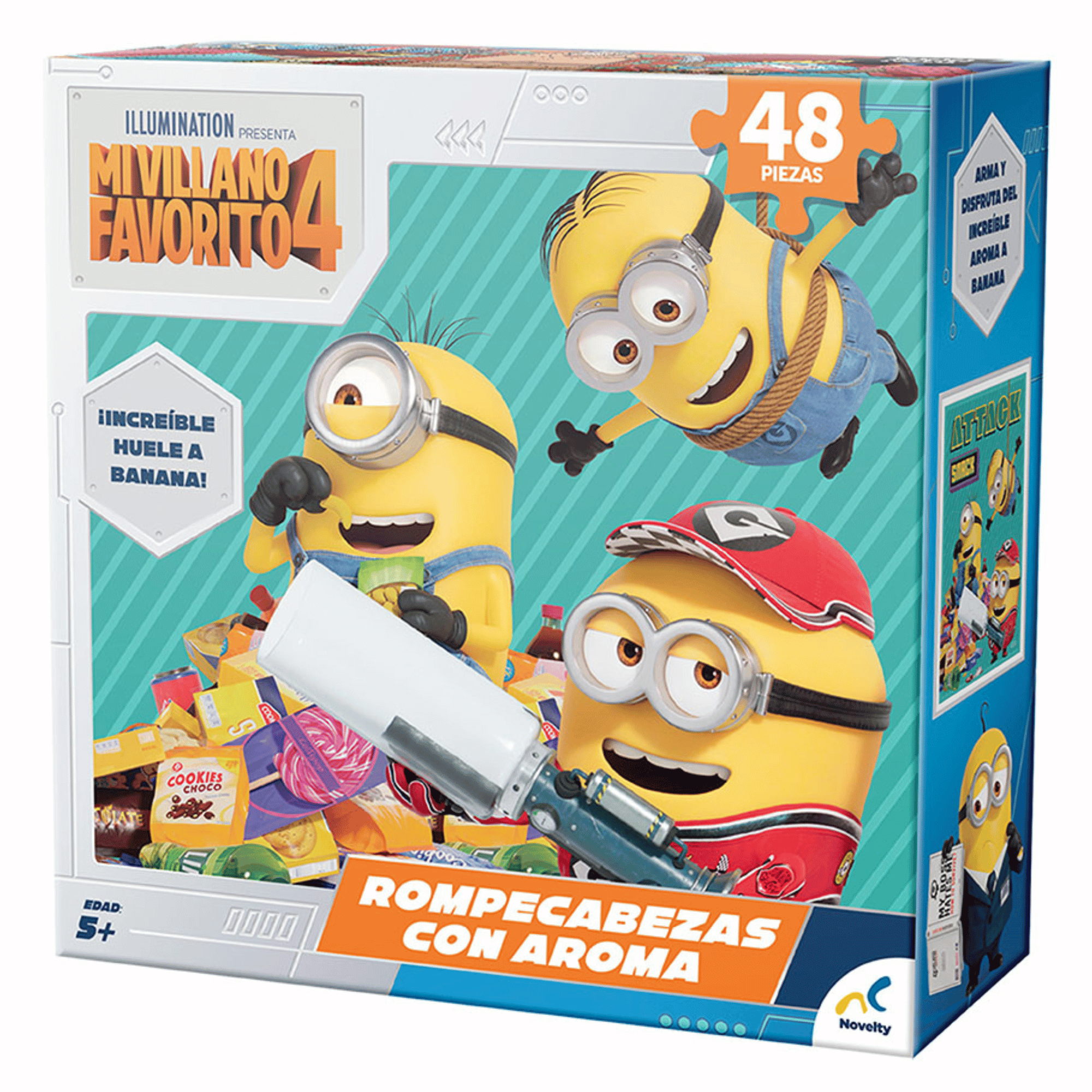 Rompecabezas Con Aroma Mi Villano Favorito 4 De 48 Piezas-3