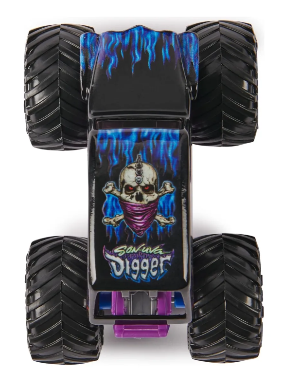 MONSTER JAM VEHICULO METALICO SON - UVA DIGGER  ESCALA 1:64 -5