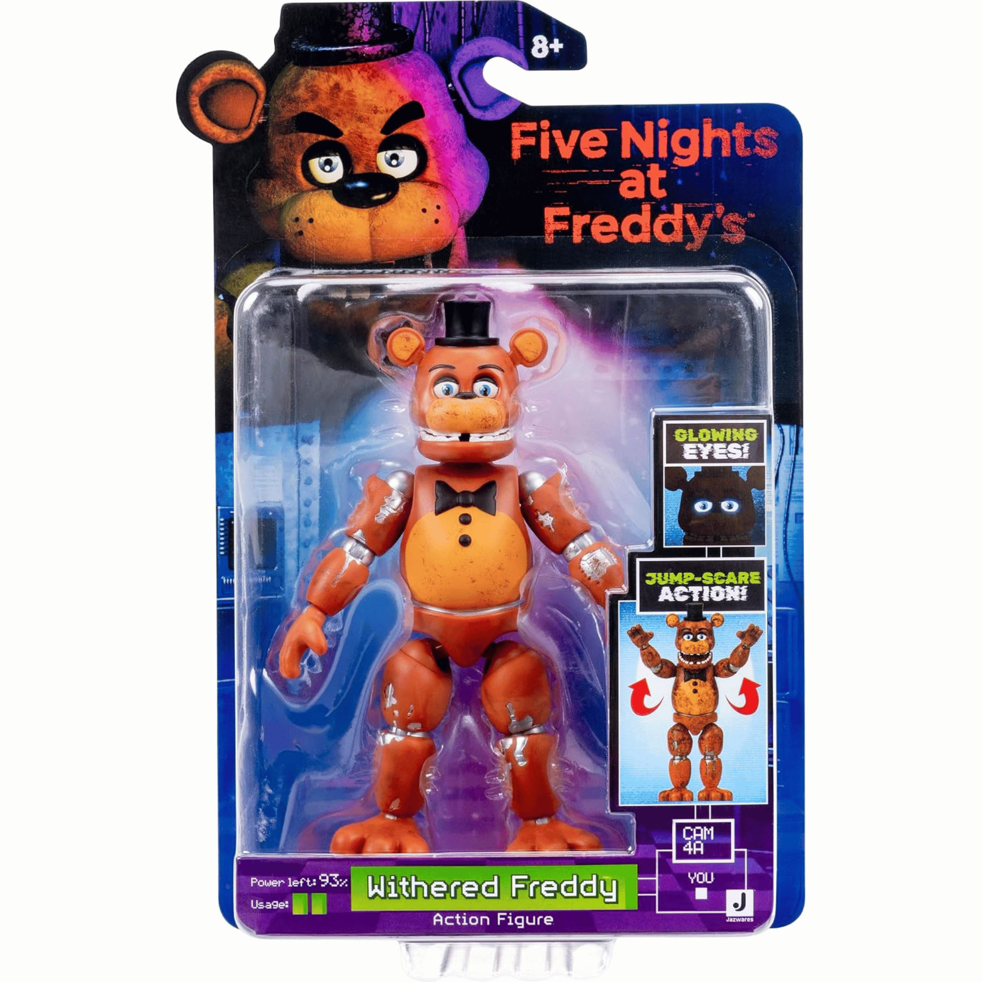 Five Nights at Freddy's Figura 13 Cm Withered Freddy Articulada-0