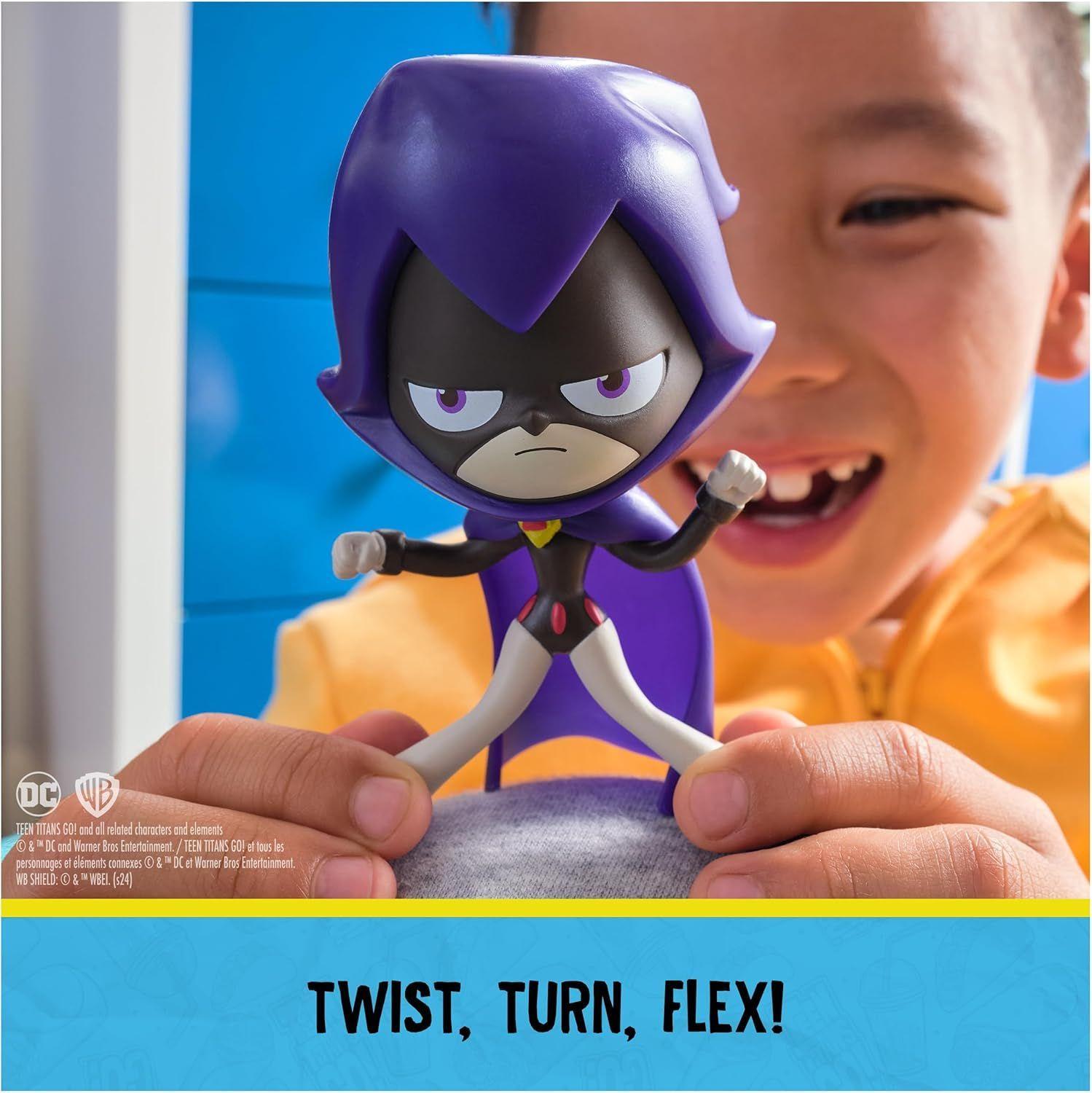 TEEN TITANS GO! FIGURA DE ACCION TWISTY TITANS RAVEN -3