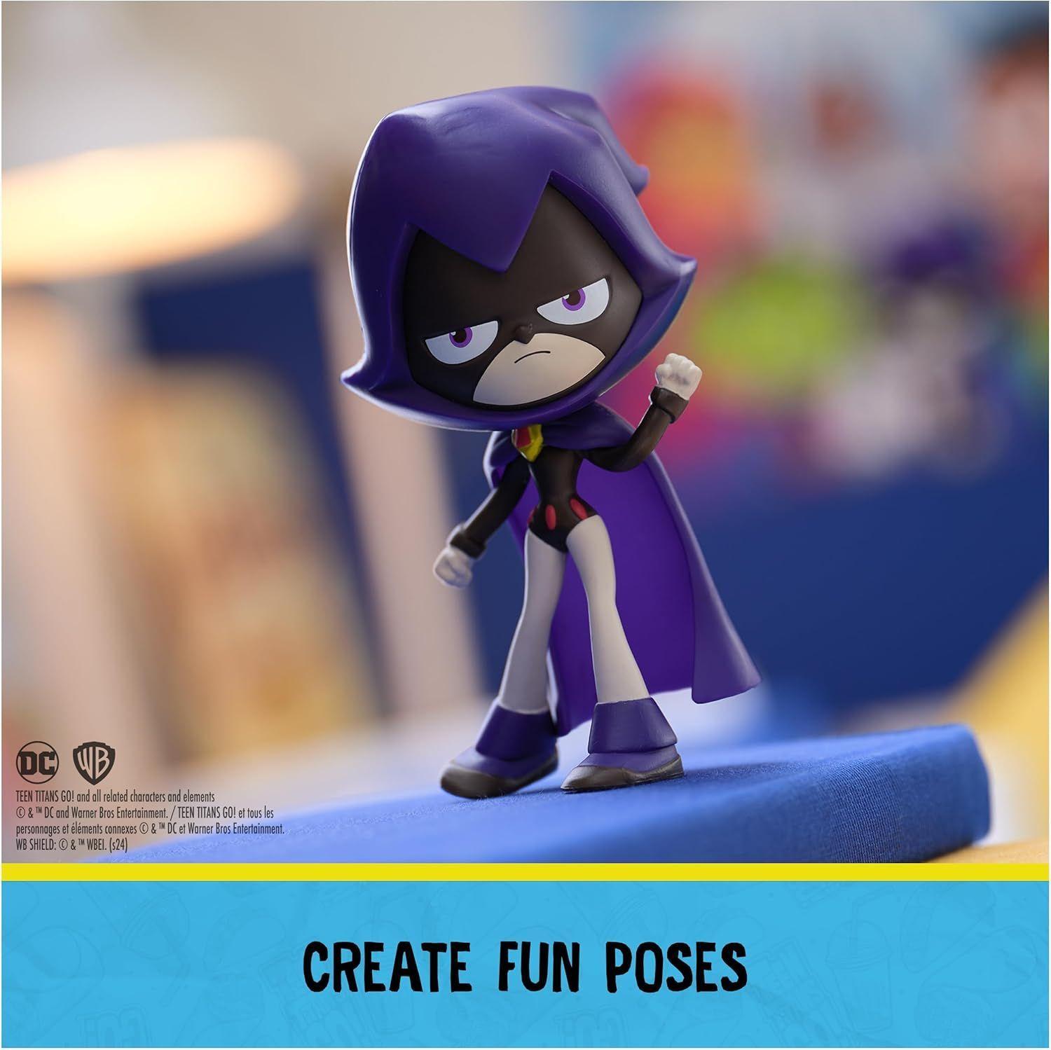 TEEN TITANS GO! FIGURA DE ACCION TWISTY TITANS RAVEN -4