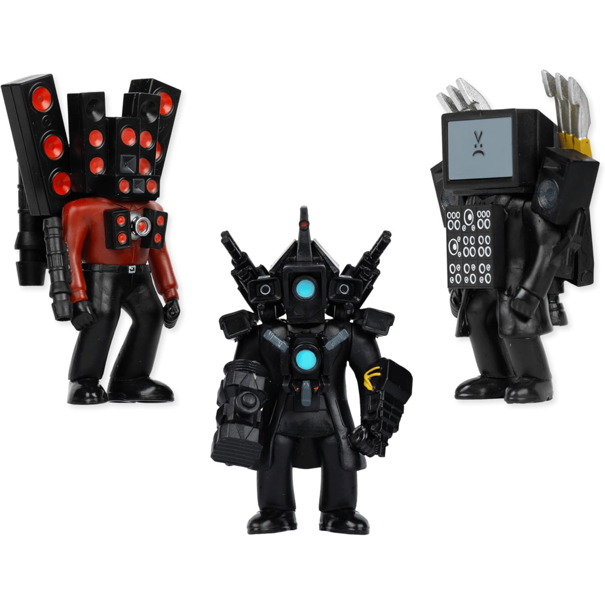 Skibidi Toilet Titan Pack De 3 Figuras Series One-2