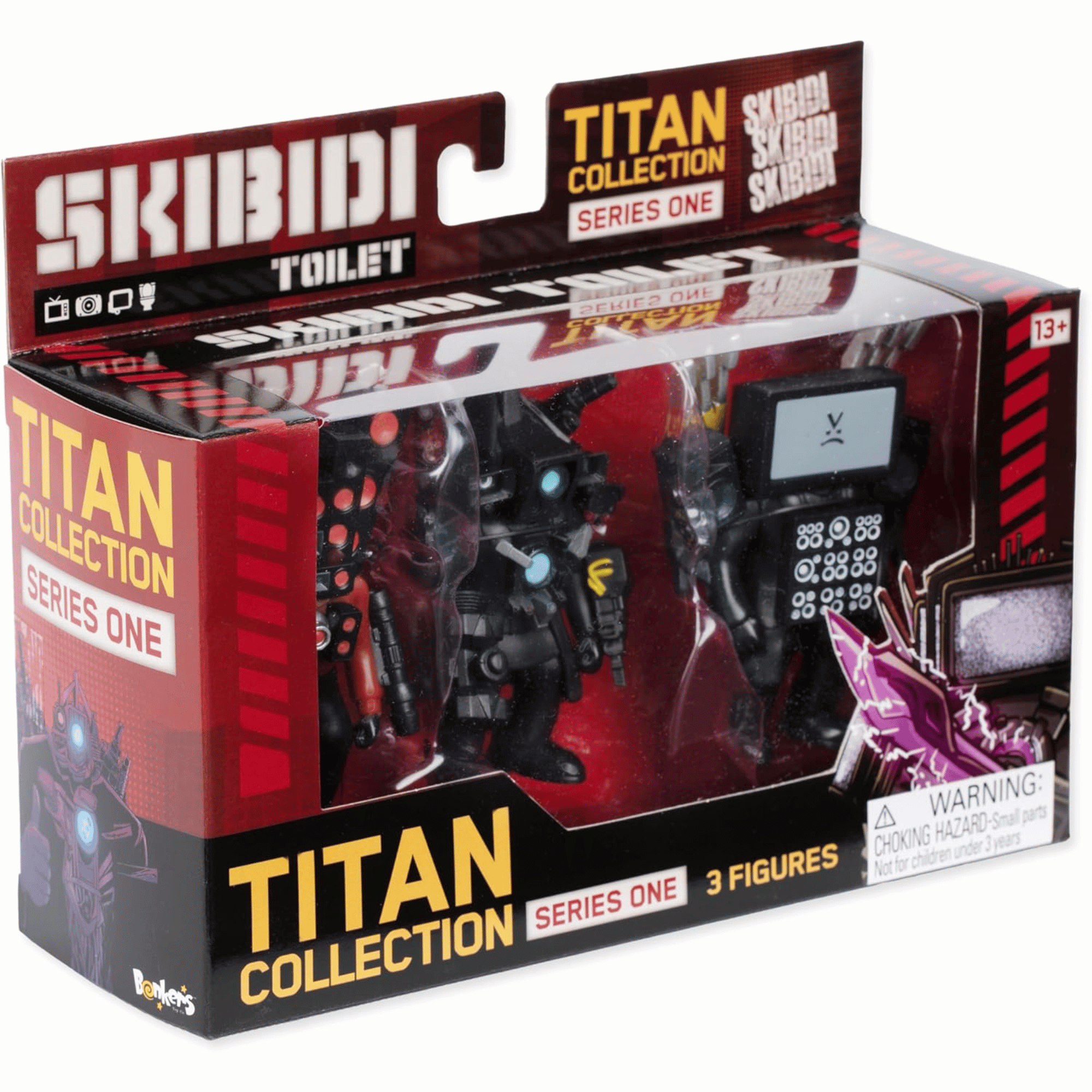 Skibidi Toilet Titan Pack De 3 Figuras Series One-3