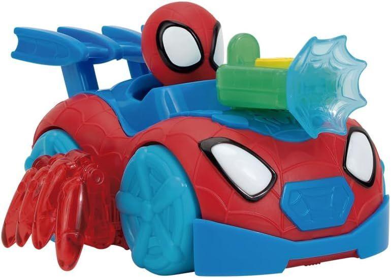 SPIDEY VEHICULO ESCALADOR TELARAÑA  CON LUZ Y SONIDO-2