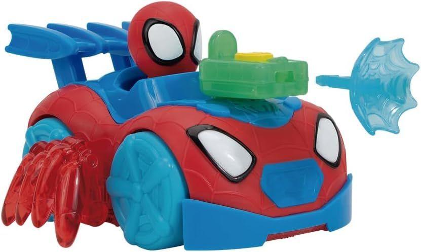 SPIDEY VEHICULO ESCALADOR TELARAÑA  CON LUZ Y SONIDO-3