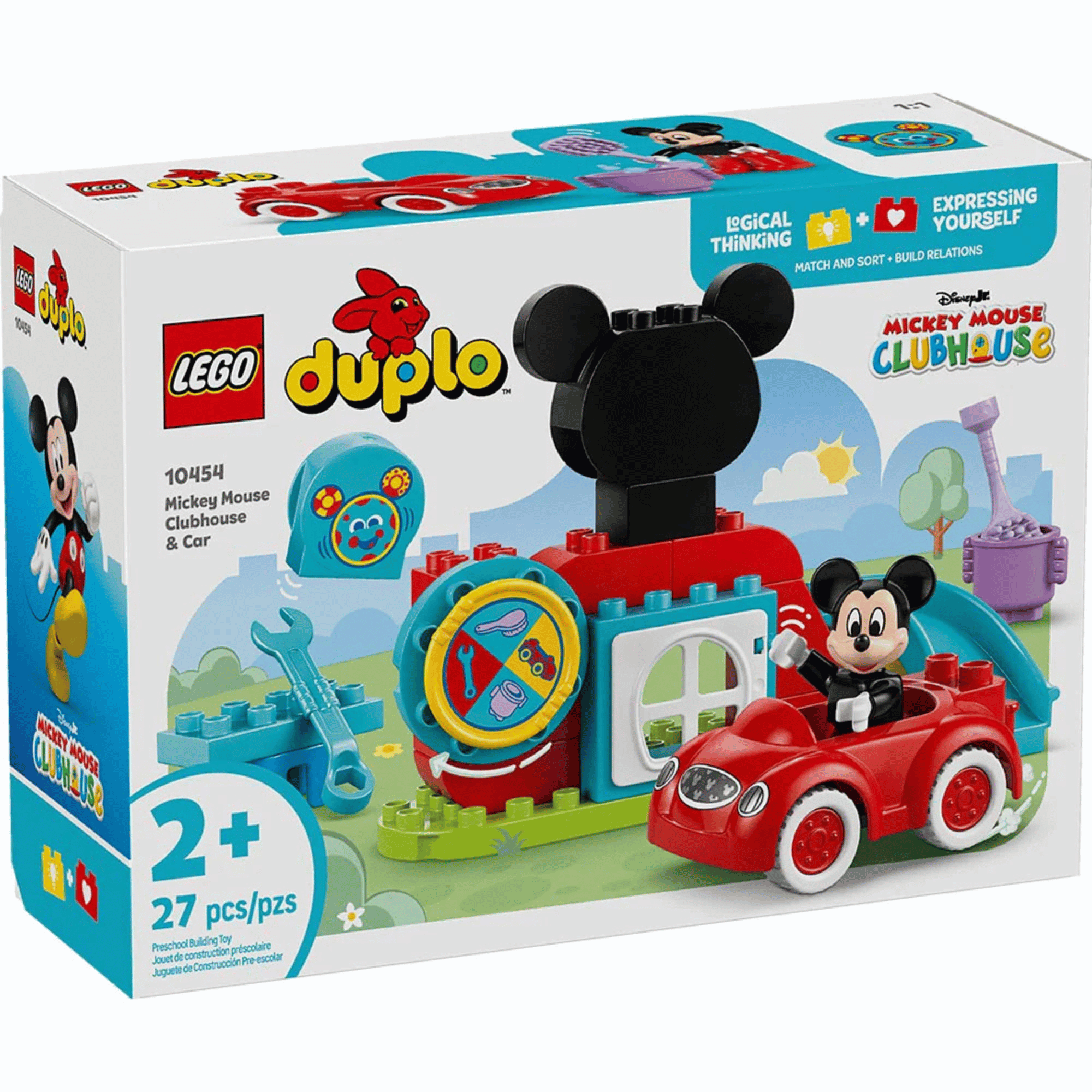 Lego Duplo Casa Y Auto De Mickey Mouse-4