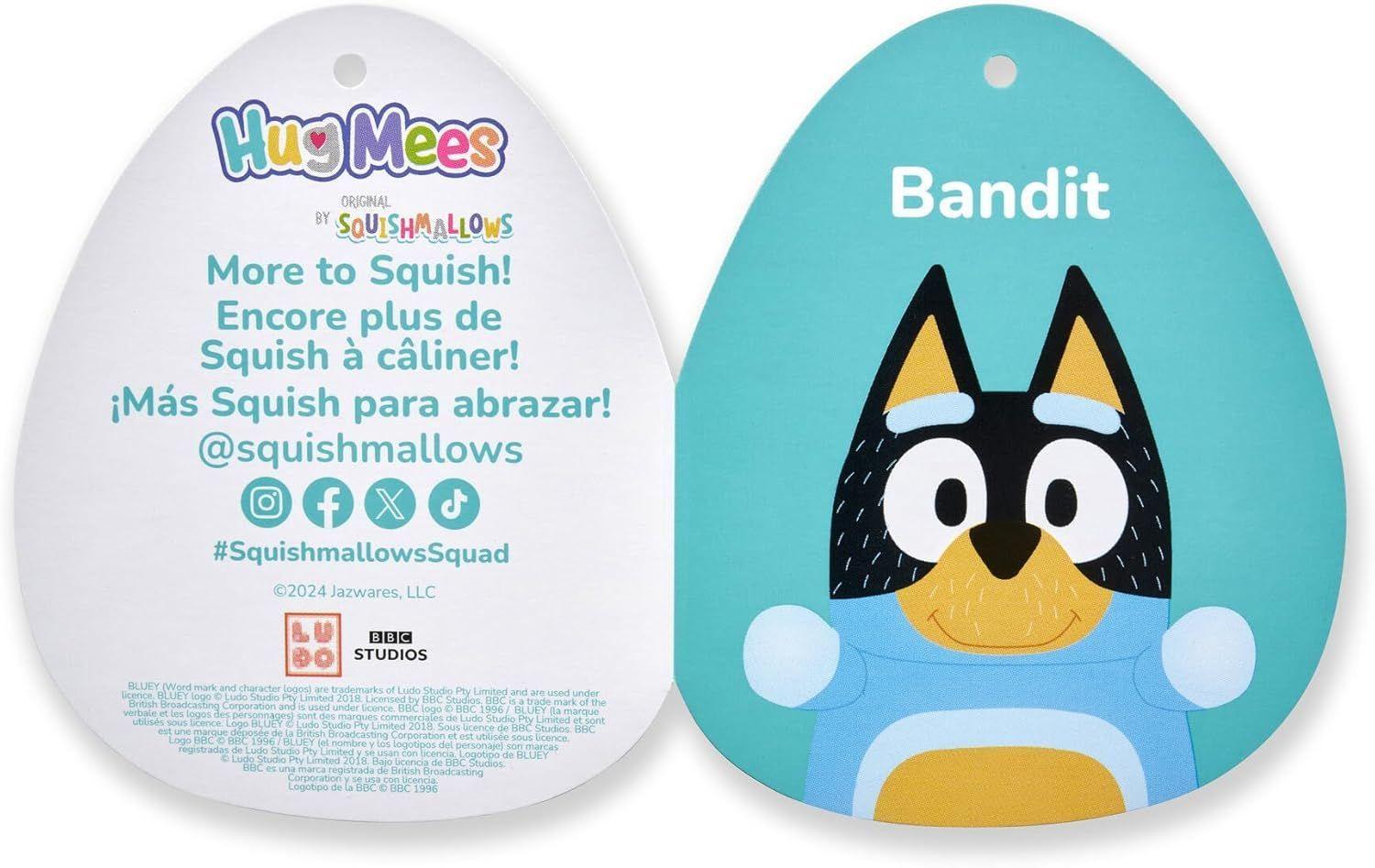 BLUEY SQUISHMALLOWS BANDIT 15 CMS.-3