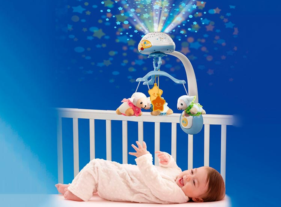 MOVIL PROYECTOR CUENTA OVEJITAS VTECH BABY-2