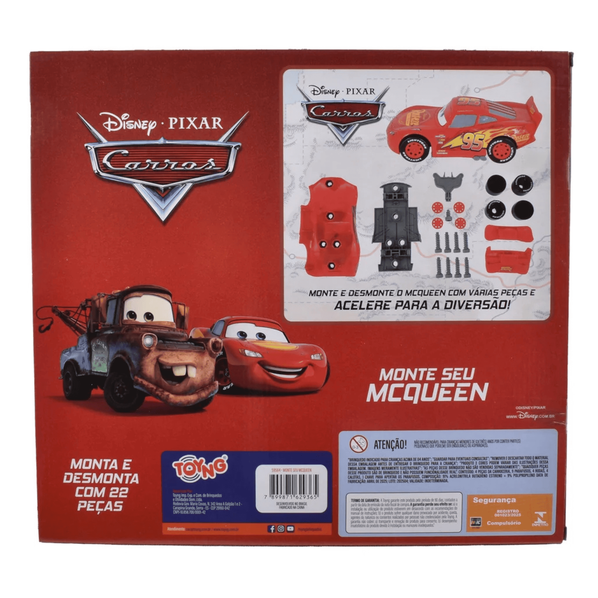 Auto Cm Rayo Mcqueen Cars Monta Tu Mcqueen-6